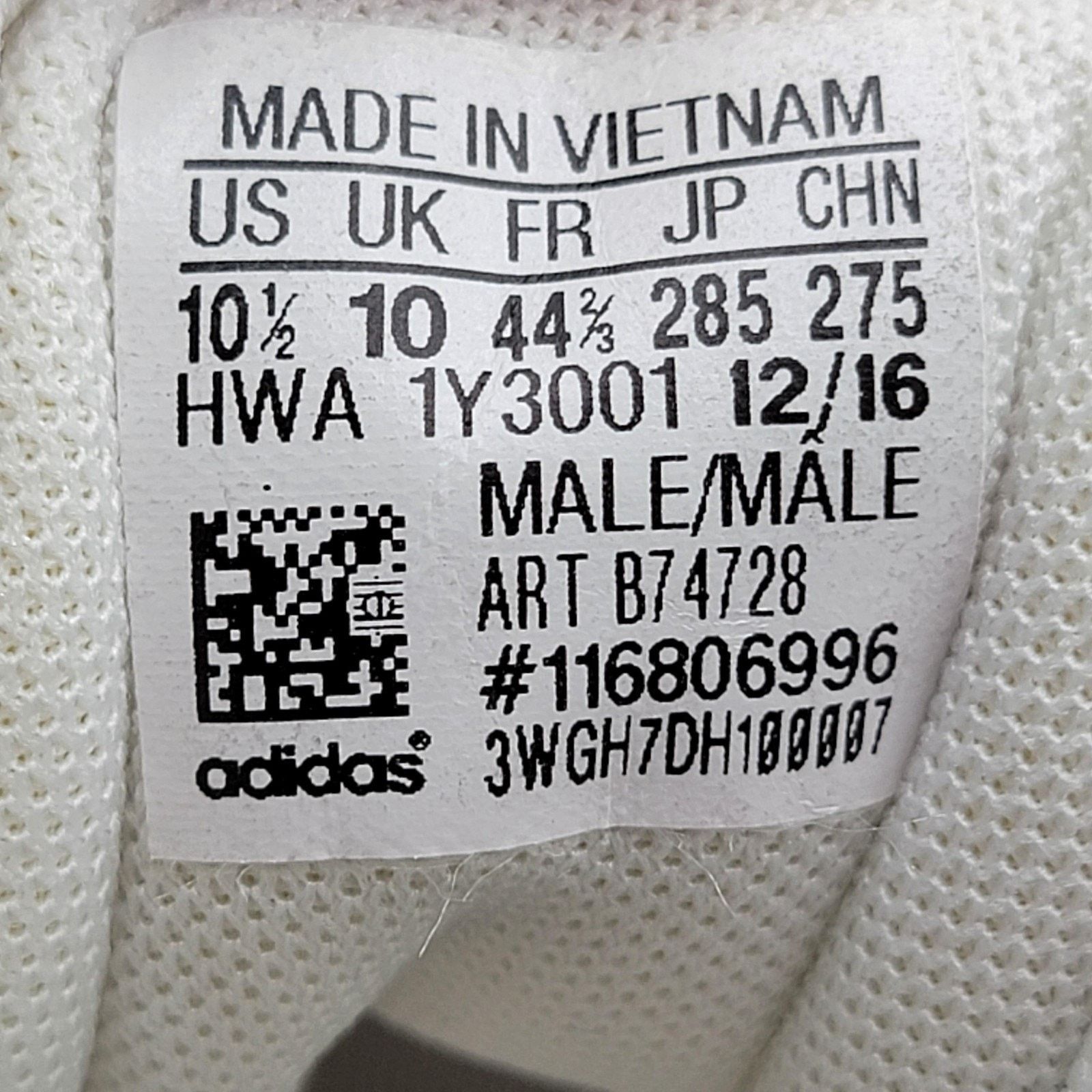 Adidas Adidas Cloudfoam Men Running Shoes Sz 10.5 White Mesh B74728 Size US 10.5 / EU 43-44 - 9 Thumbnail