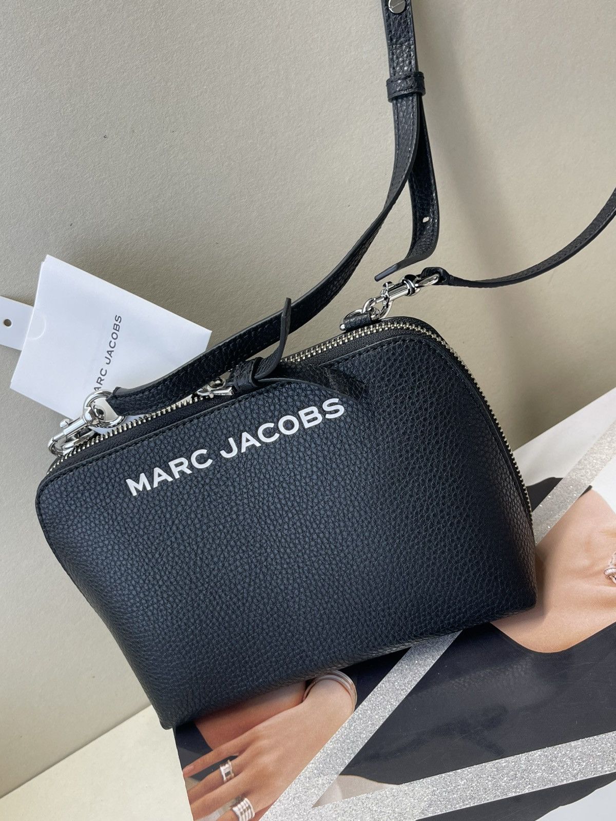 MARC JACOBS Preppy Swing Pack Crossbody Bag Black