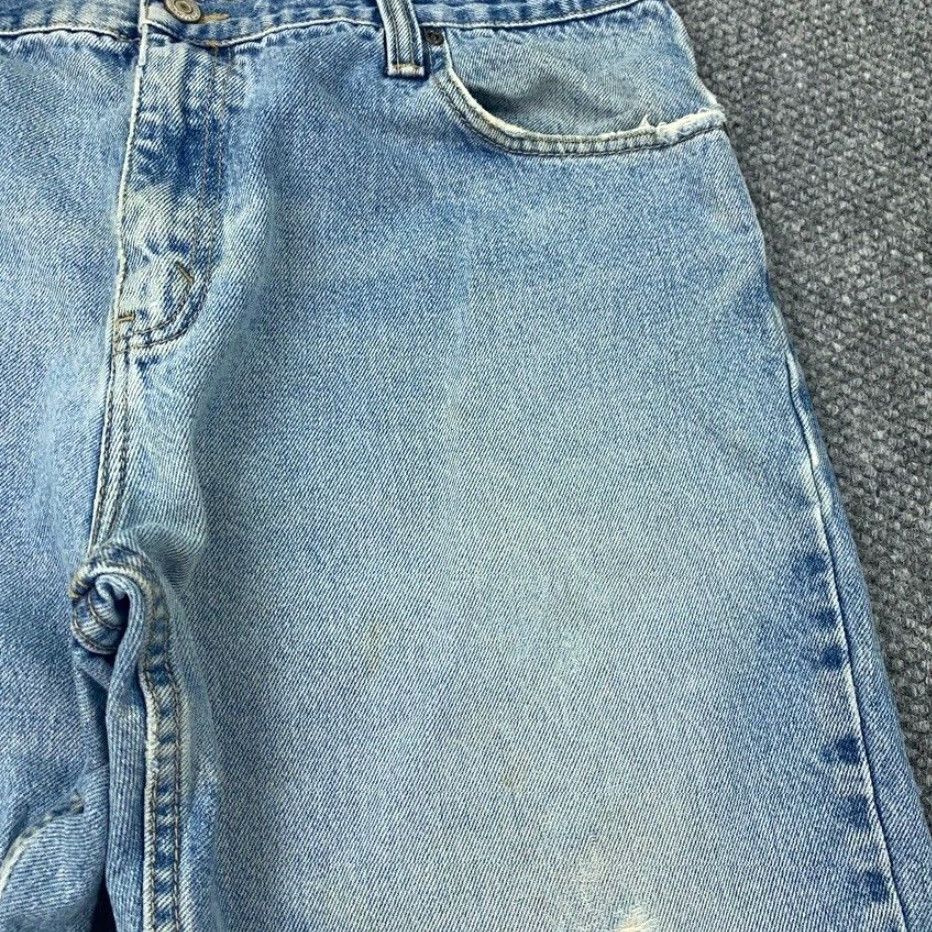 Vintage US Polo Assn Jeans Mens 40x30 Blue Loose Relaxed Straight Faded Distressed Y2K Size US M / EU 48-50 / 2 - 4 Thumbnail