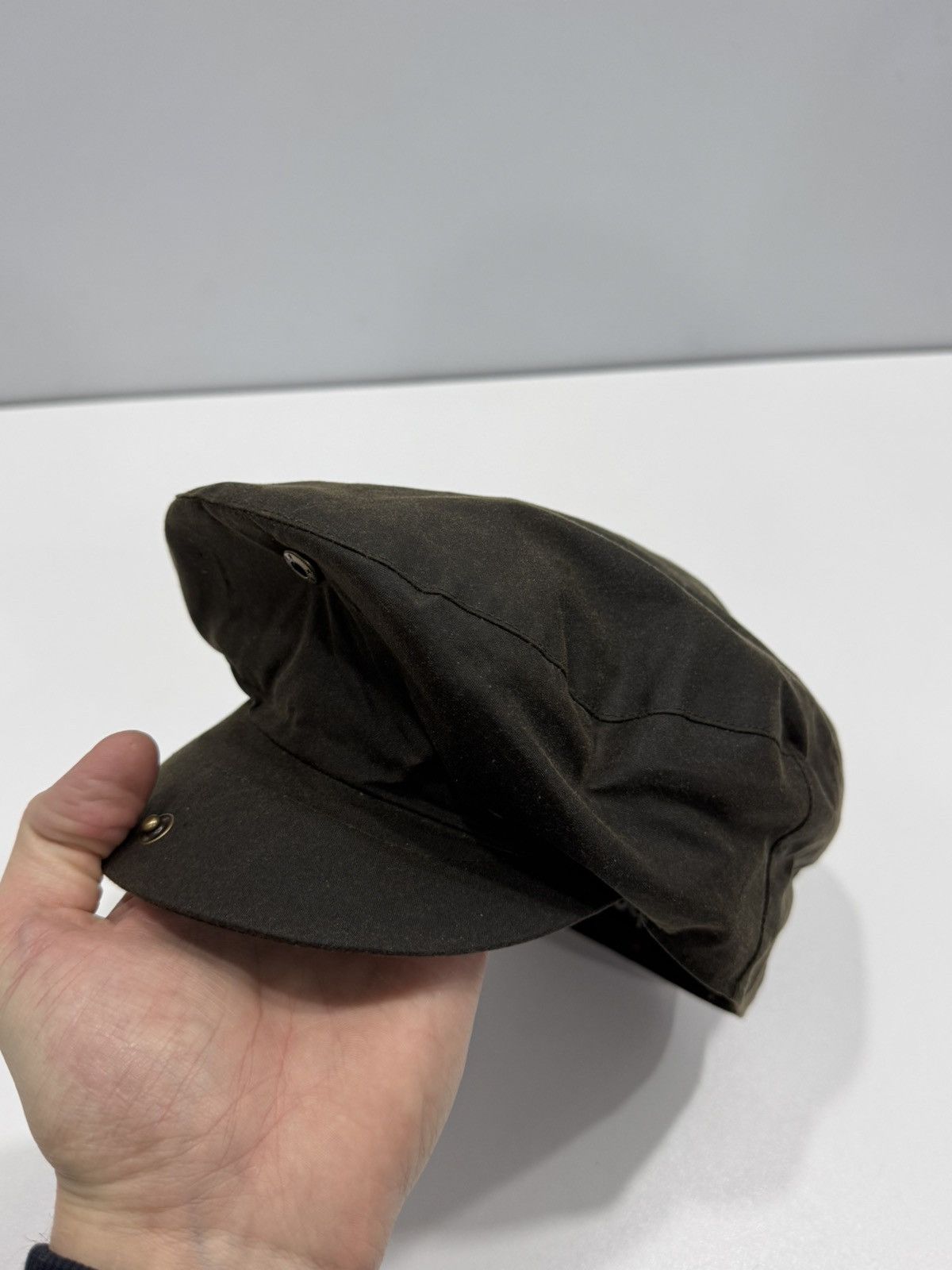 Barbour × Vintage Barbour vintage y2k style hat waxed Size ONE SIZE - 5 Thumbnail
