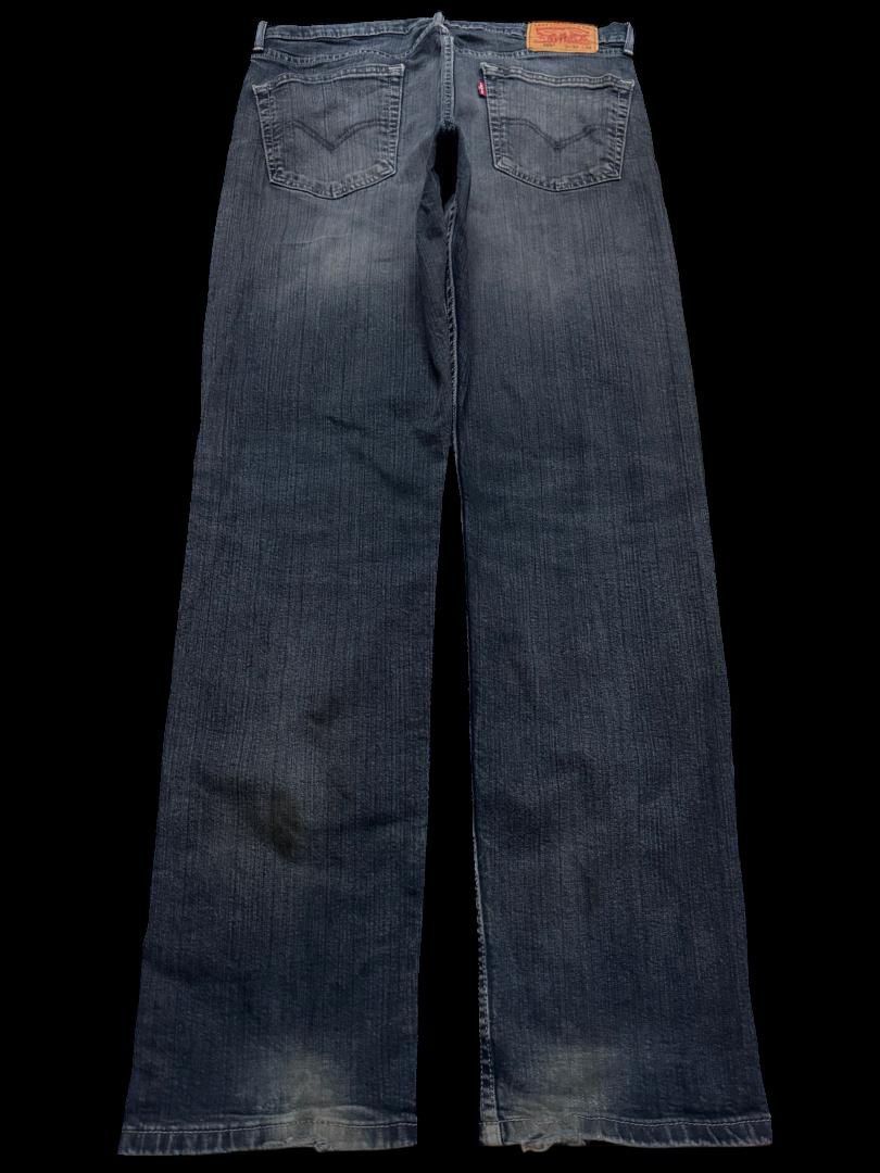 Levi's GRUNGE Vintage Y2K Levi’s Rusty Thrashed Distress Dark Jean Size US 33 - 16 Thumbnail