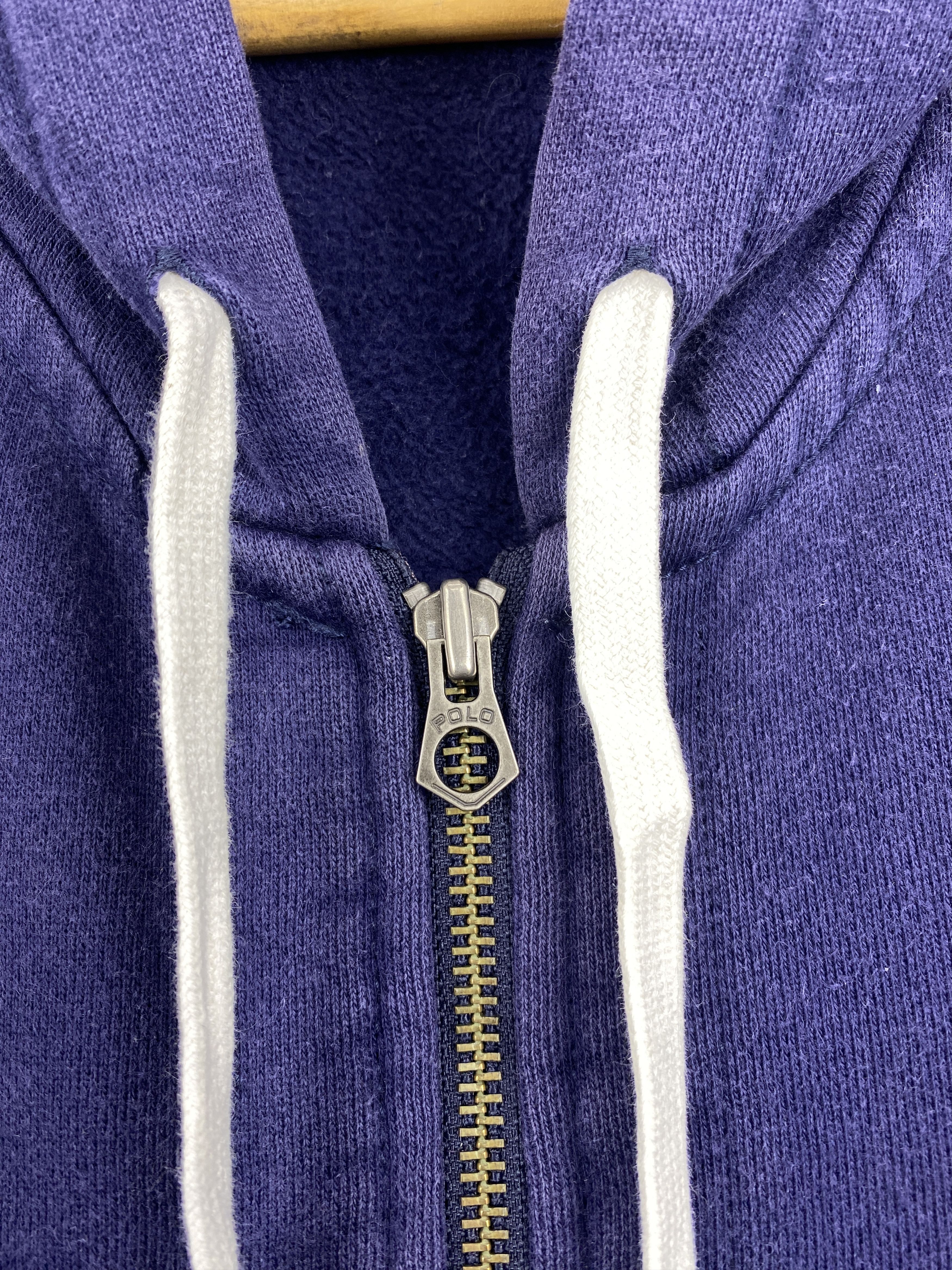 Polo Ralph Lauren Vintage Polo Ralph Lauren Zipper Up Faded Hoodie SH0451 Size US XXL / EU 58 / 5 - 12 Thumbnail