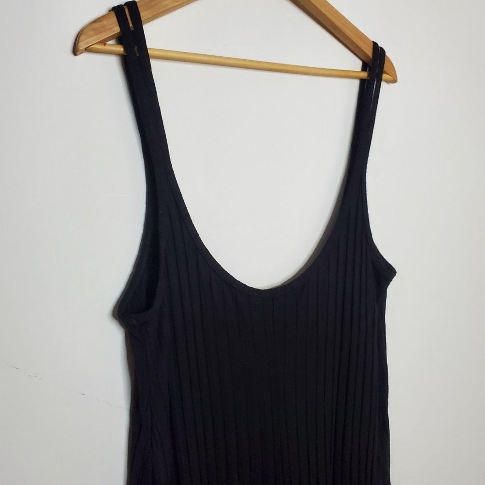 Simon Miller Simon Miller Ribbed Supa Low Back Black Romper Size L Size 34" / US 12 / IT 48 - 4 Thumbnail