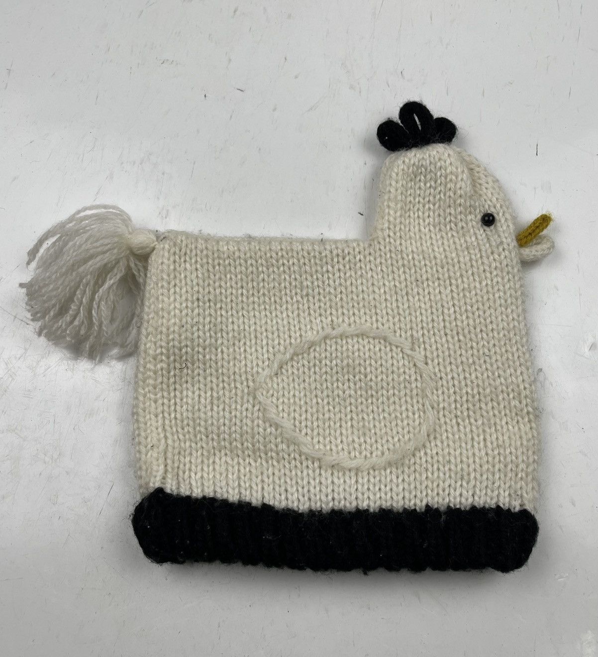 Japanese Brand very rare made in japan chicken knitted hat beanie hat tc35 Size ONE SIZE - 4 Thumbnail