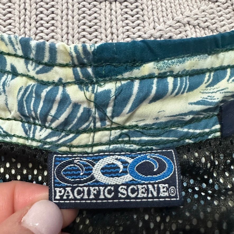 Other Pacific Scene green Hawaiian print swim shorts size L Size US 36 / EU 52 - 4 Thumbnail