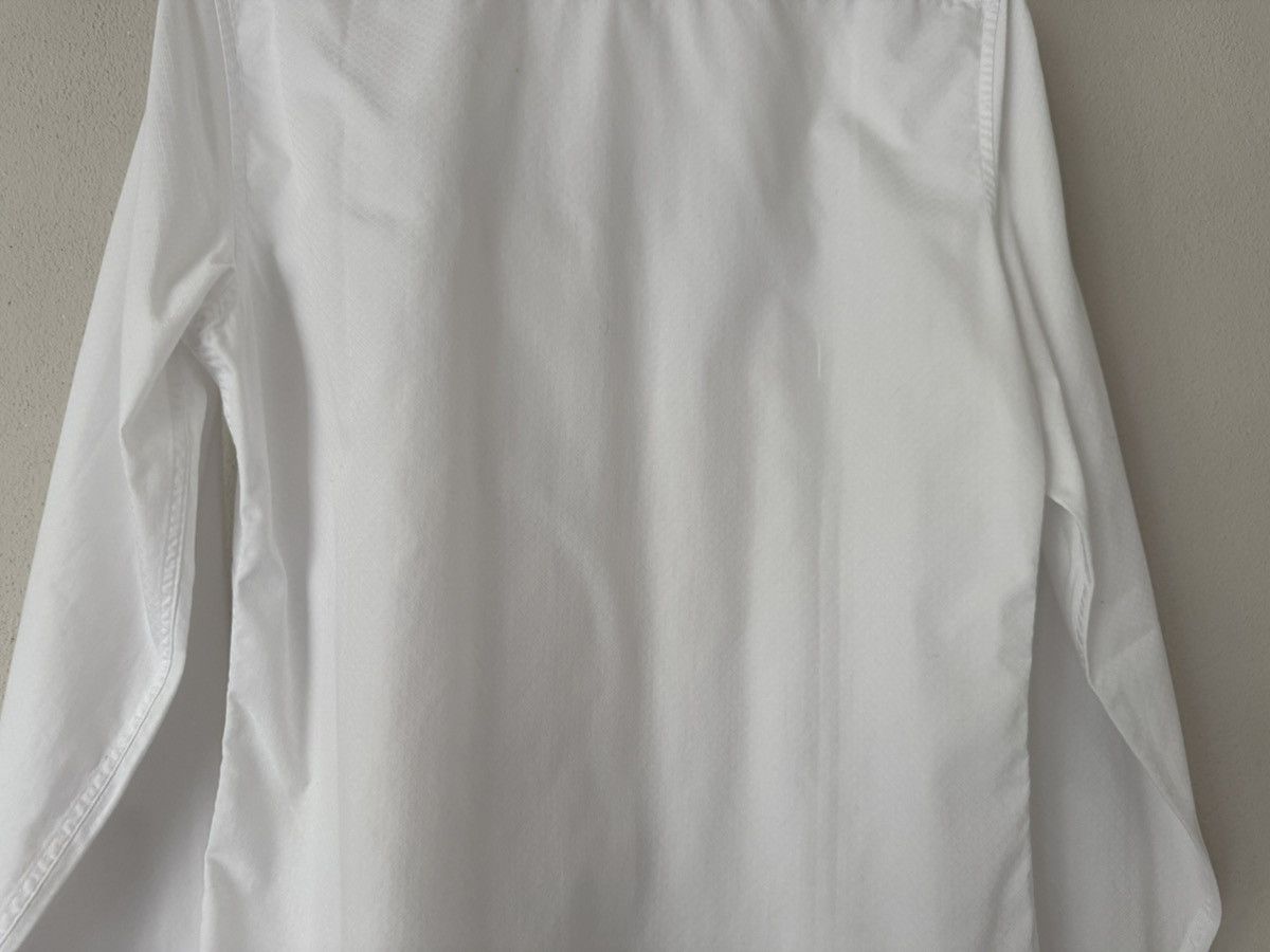 Gucci White Diamond-Pattern Textured Cotton Shirt Size US M / EU 48-50 / 2 - 10 Thumbnail