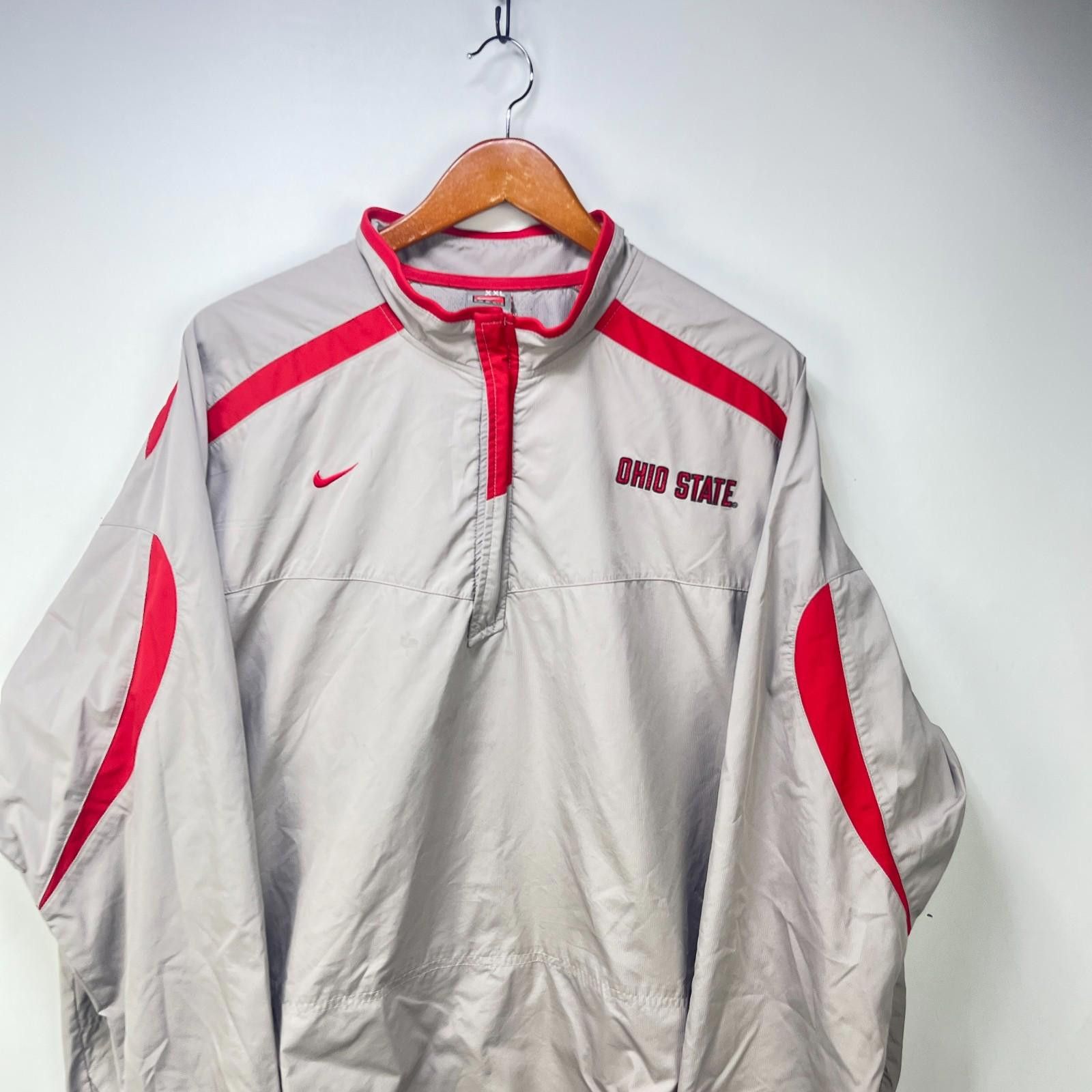 Nike Vintage Nike Ohio State Buckeyes Windbreaker Jacket 2XL Size ONE SIZE - 2 Thumbnail