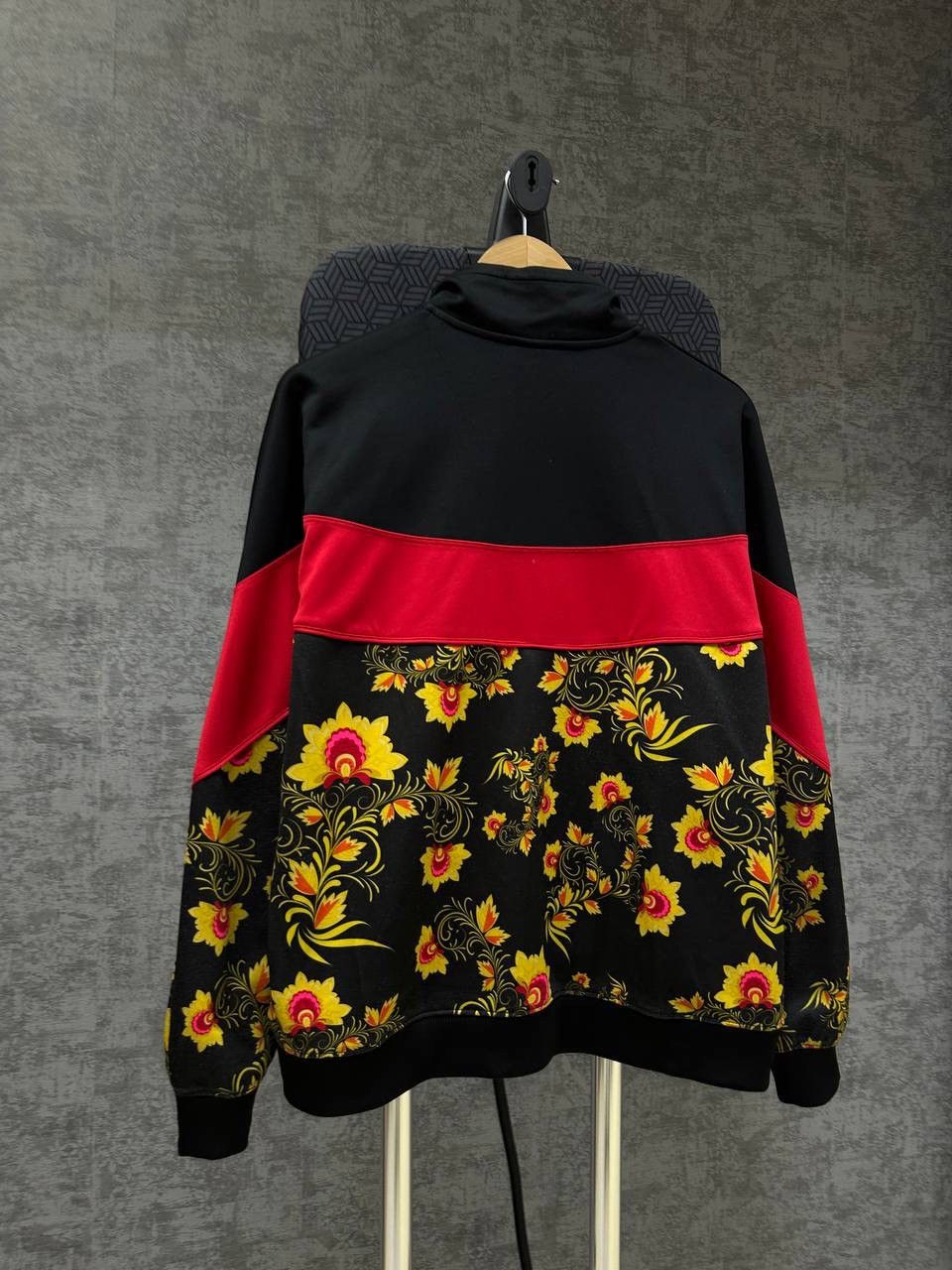 Nike × Nike ACG × Vintage Vintage Nike Track Floral Printed 1/4 Hoodie Size L / US 10 / IT 46 - 13 Thumbnail