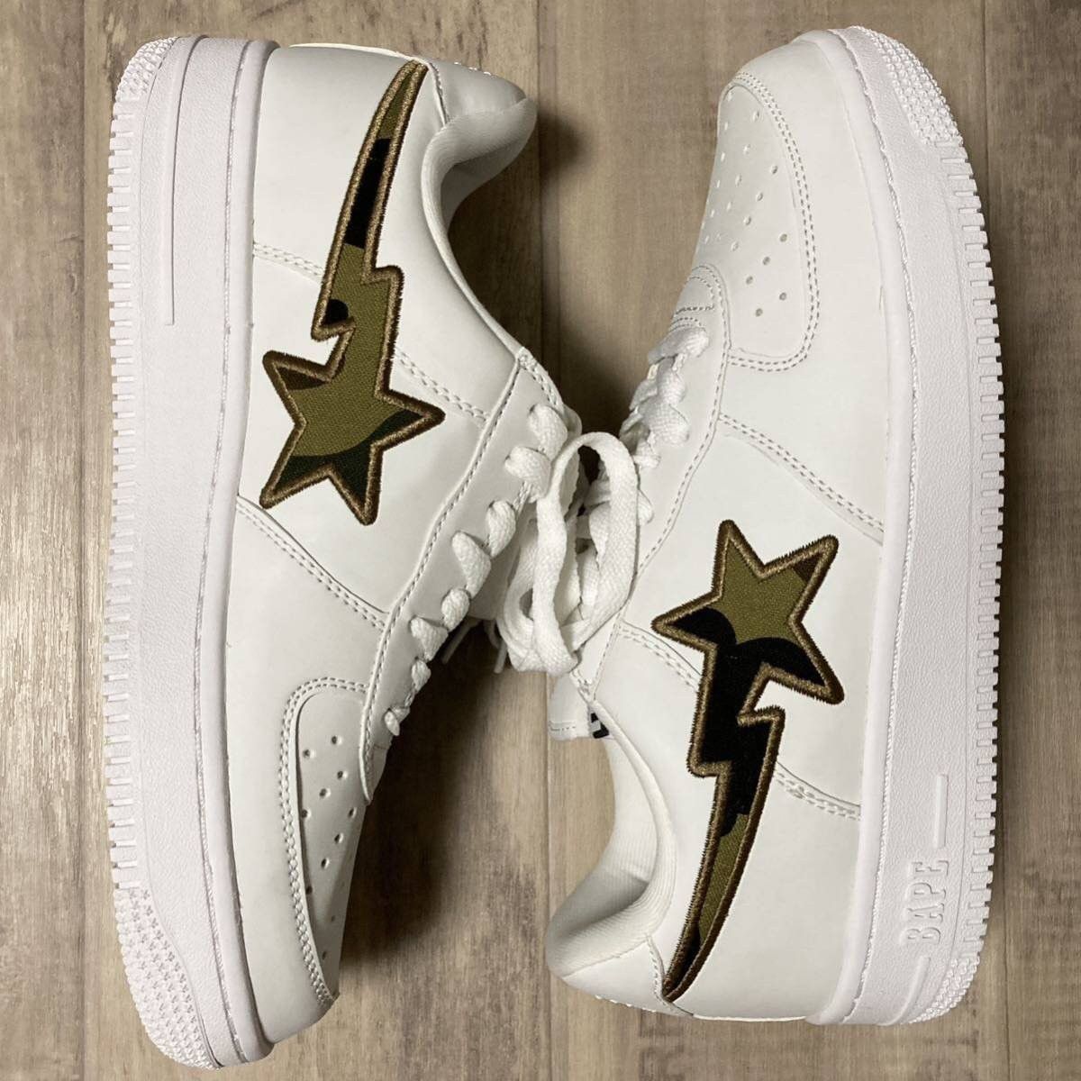 Bape BAPESTA Leather sneakers 1st camo a bathing ape BAPE STA Size US 9.5 / EU 42-43 - 3 Thumbnail