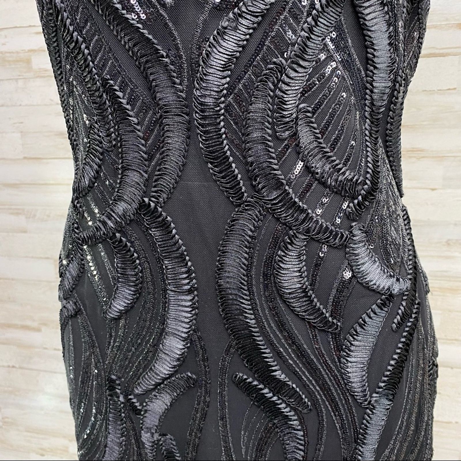 Marchesa Marchesa Notte Runway Collection Sequin Mesh Dress Size 4 Size S / US 4 / IT 40 - 5 Thumbnail