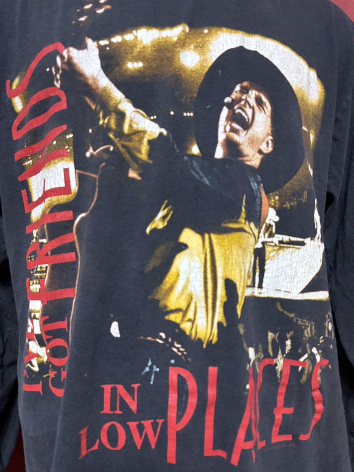 Band Tees Vintage Garth Brooks Shirt 90’s Friends In Low Places Grail Size US XL / EU 56 / 4 - 3 Thumbnail