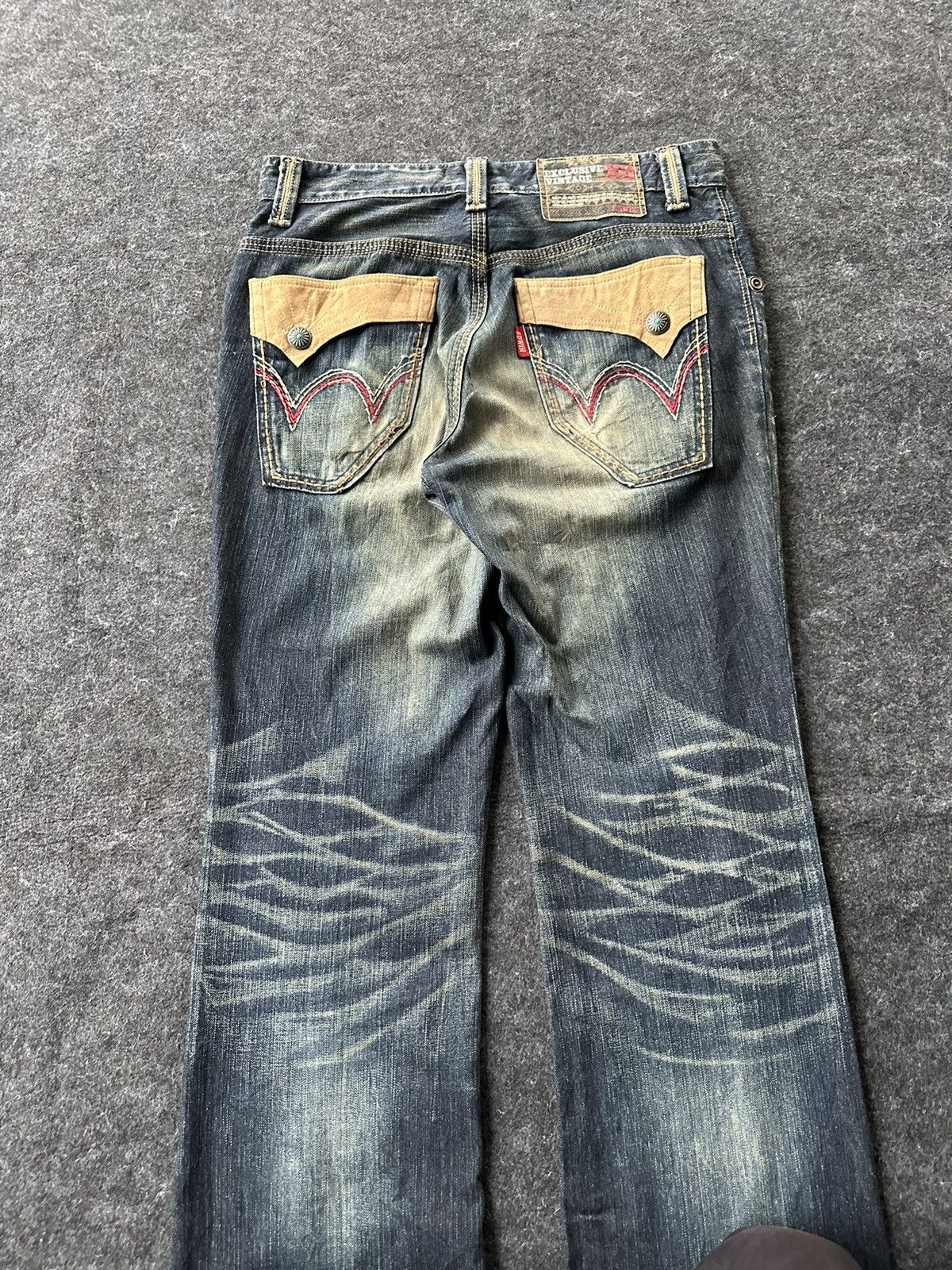 Edwin Vintage Edwin 441XVS Worn Ryaty Mud Wash Denim 32x34 D510 Size US 32 / EU 48 - 8 Thumbnail