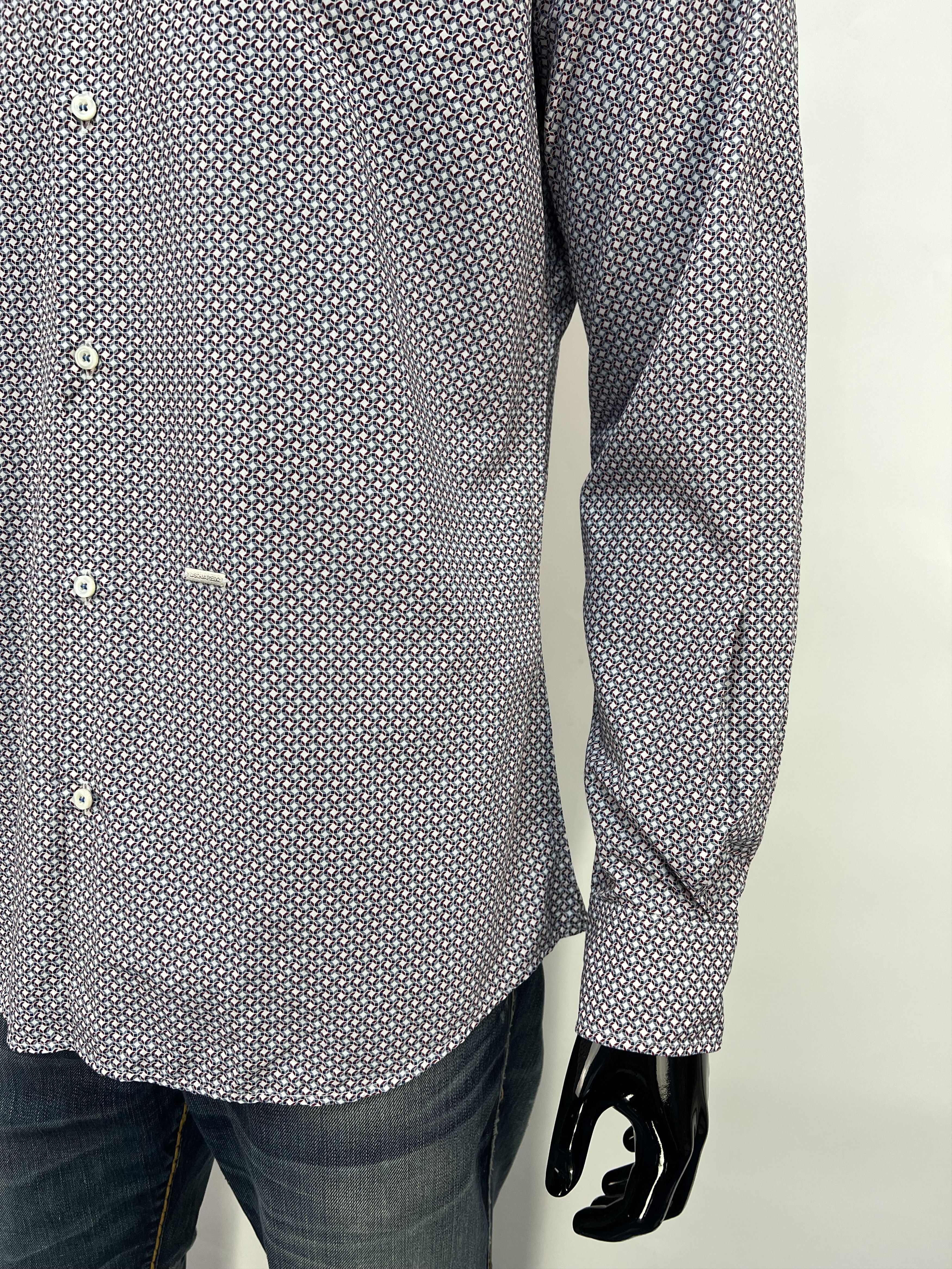 Dsquared2 Dsquared2 Long Sleeve Button Up Shirt Size 50 Size US M / EU 48-50 / 2 - 4 Thumbnail