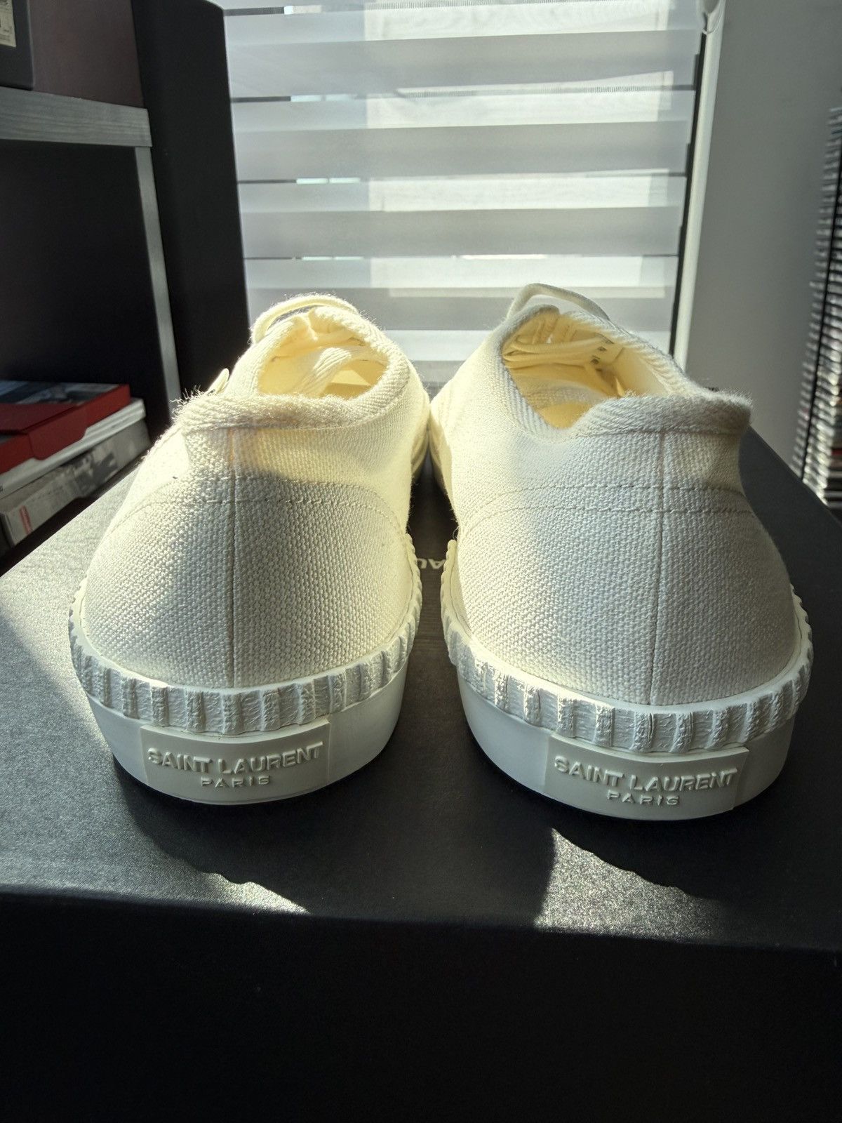 Saint Laurent Paris Saint laurent paris canvas shoe Size US 8 / EU 41 - 3 Thumbnail