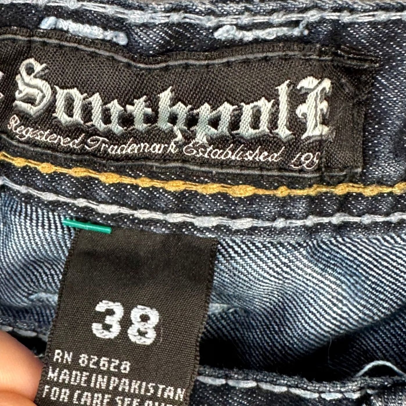 Southpole Southpole Y2K Baggy Jeans 38 Blue Distressed 5 Pockets Denim Pants Mens Straight Jeans Size US 38 / EU 54 - 4 Thumbnail