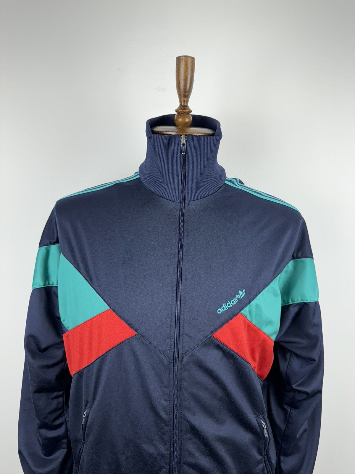 Adidas × Vintage Men’s Vintage Adidas Track Top Jacket size M Size US M / EU 48-50 / 2 - 2 Thumbnail