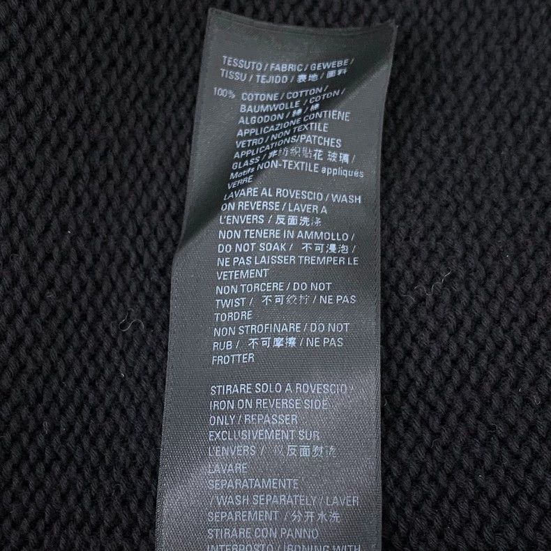 Other Balenciaga Black monogram diamond-encrusted cotton crewnec Size XS / US 0-2 / IT 36-38 - 7 Thumbnail