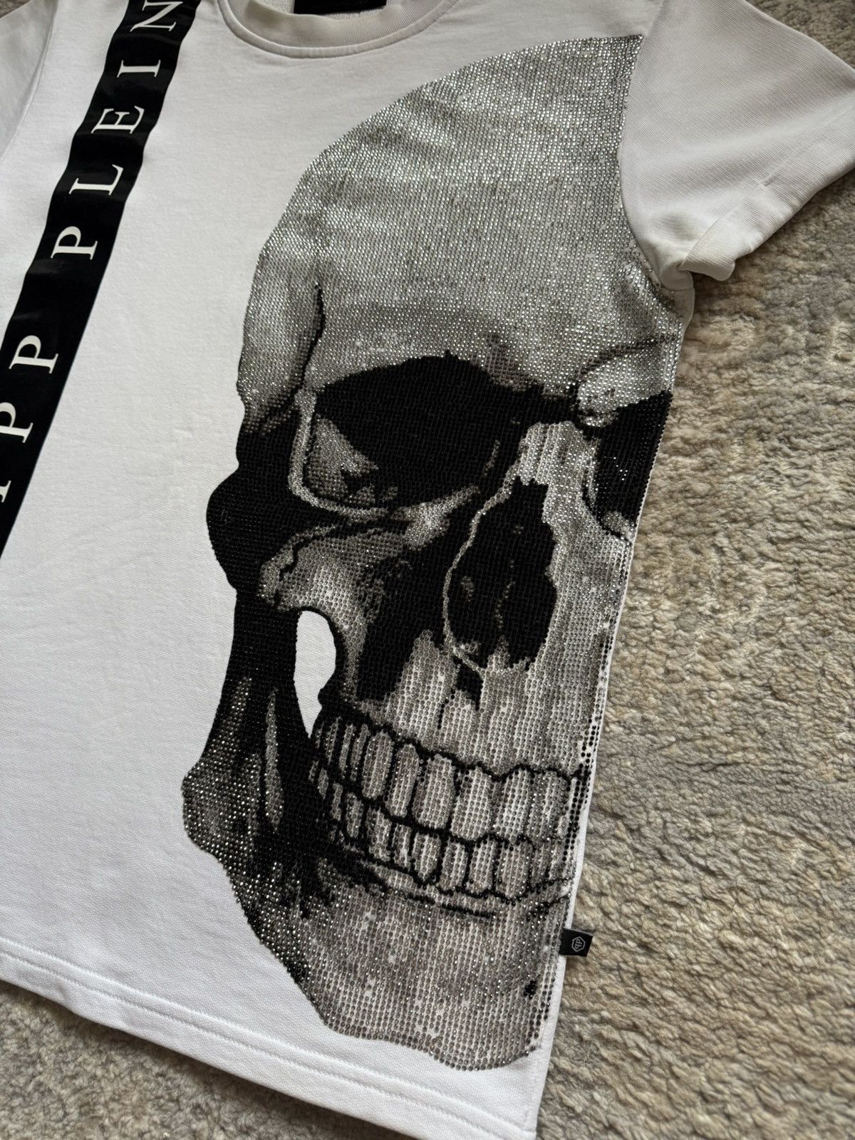 Philipp Plein PHILIPP PLEIN T-shirt Round Neck Skull Size US L / EU 52-54 / 3 - 2 Thumbnail