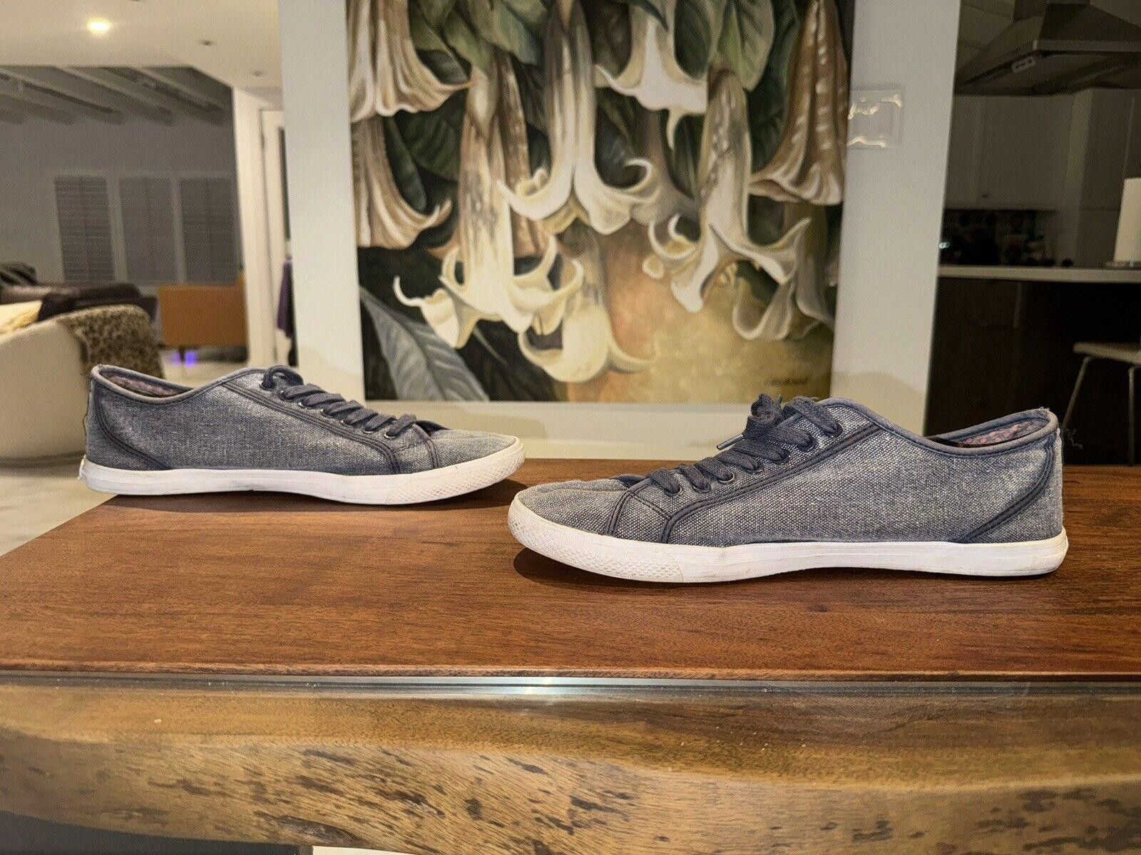 Ben Sherman Ben Sherman Blue Canvas Casual Sneakers Size 11 Size US 11 / EU 44 - 4 Thumbnail