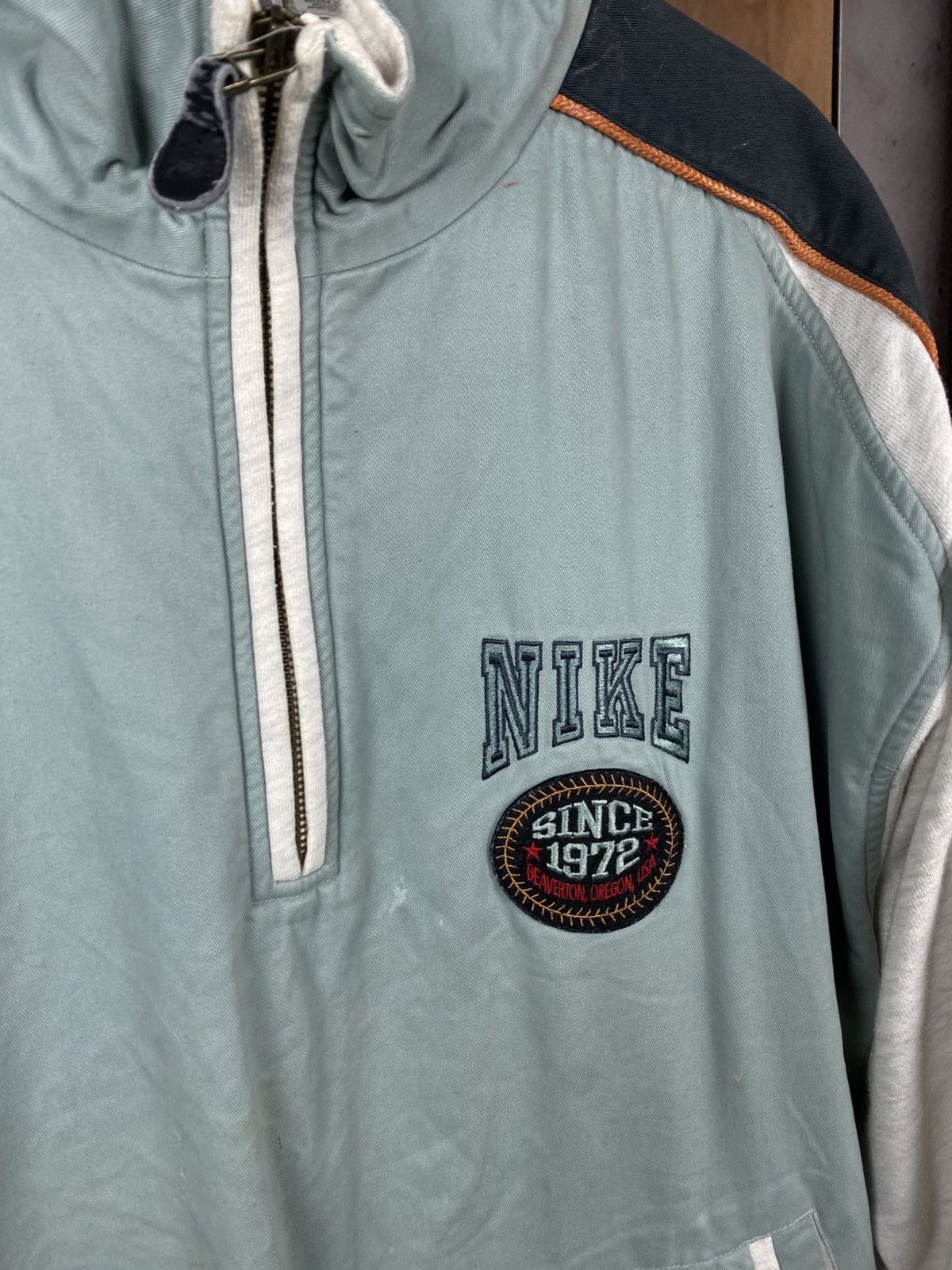 Nike 🔥Vintage 90s Nike Sweatshirt Zip Up Olympic Since 1972 VTG🔥 Size US L / EU 52-54 / 3 - 2 Thumbnail
