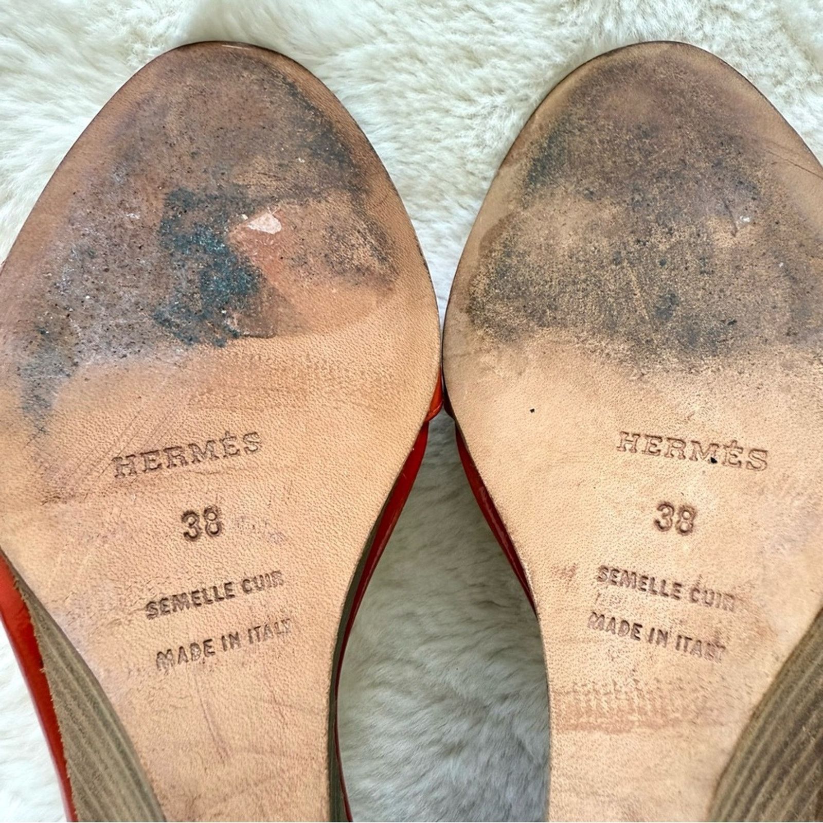 Hermes HERMES women platform sandals size 38 EU Authentic 1100$ Size US 8 / IT 38 - 8 Thumbnail
