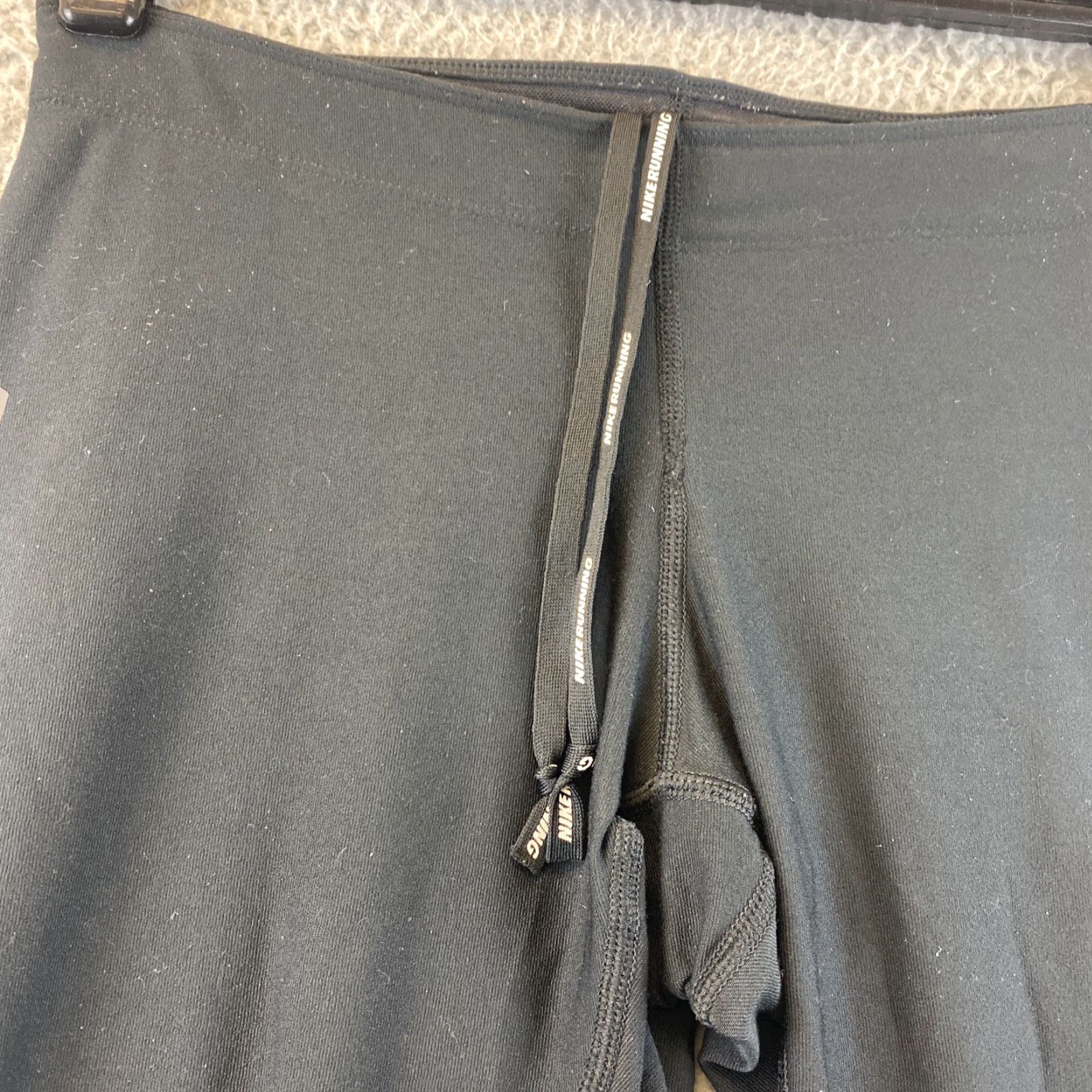Nike Nike Dri-FIT Pants Womens Size S Black Athletic Running Yoga Leggings /48-35 Size 28" / US 6 / IT 42 - 3 Thumbnail