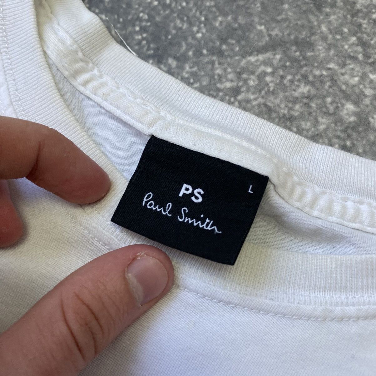 Paul Smith Designer Paul Smith Big Logo luxury streetwear tee Size US L / EU 52-54 / 3 - 5 Thumbnail