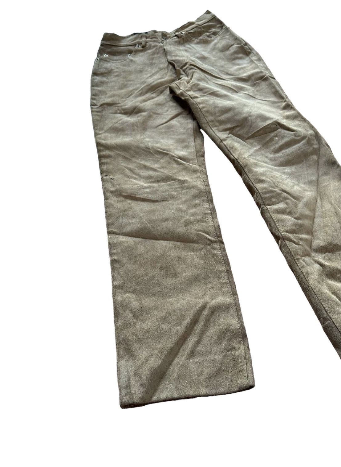 Beams Plus × Leather Beams Suede Trousers Leather Size US 28 / EU 44 - 5 Thumbnail