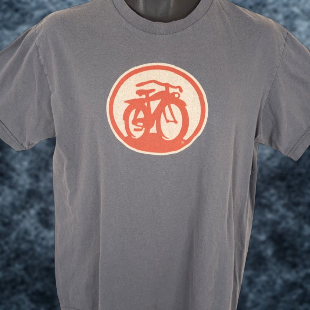 American Apparel New Belgium Brewing T Shirt Mens Size Medium Gray Bicycle Beer Made In USA Size US M / EU 48-50 / 2 - 1 Thumbnail