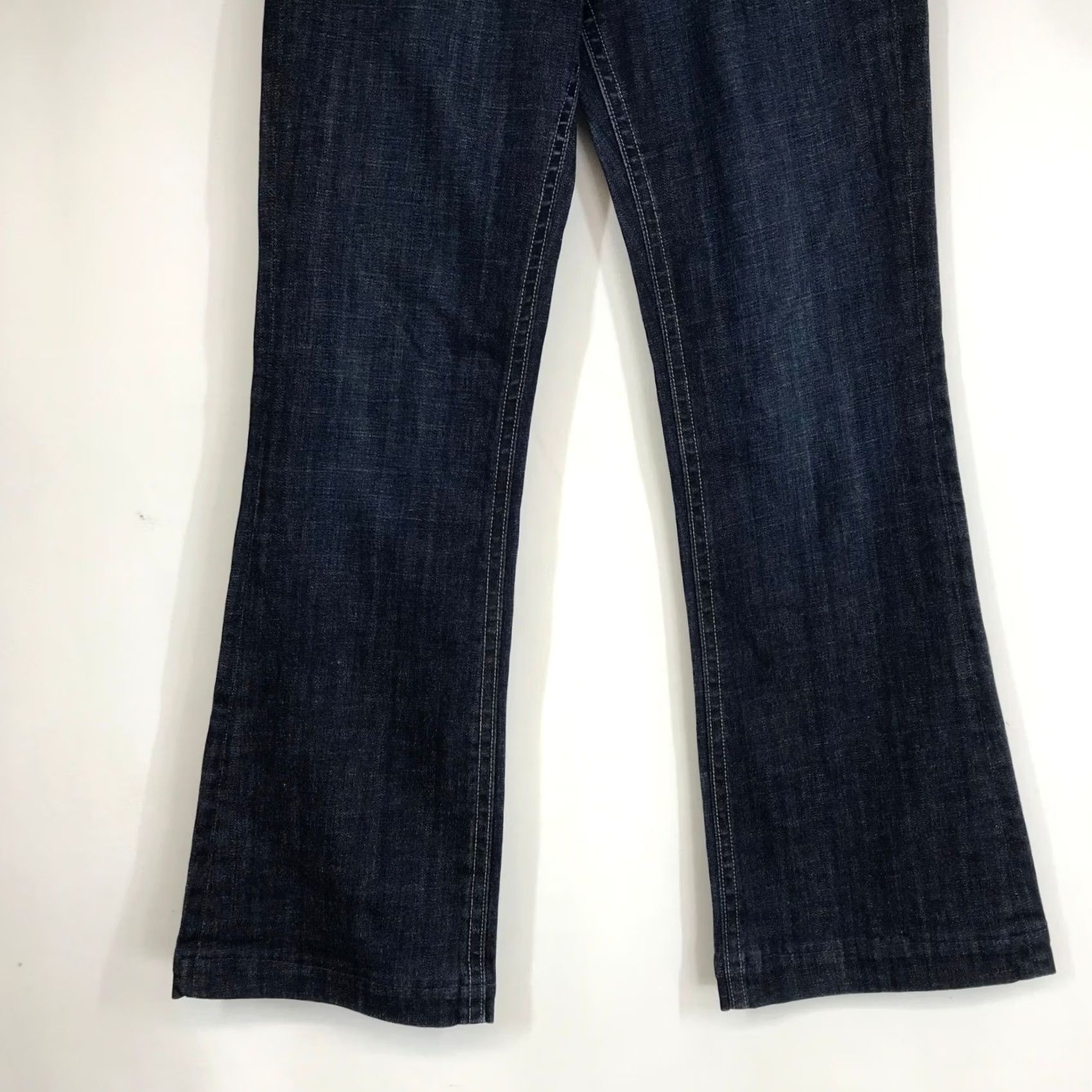 Vintage VIGOSS STUDIO Seattle Flare Dark Wash Denim Jeans Women's 11/12 Jeans Size 32" / US 10 / IT 46 - 3 Thumbnail
