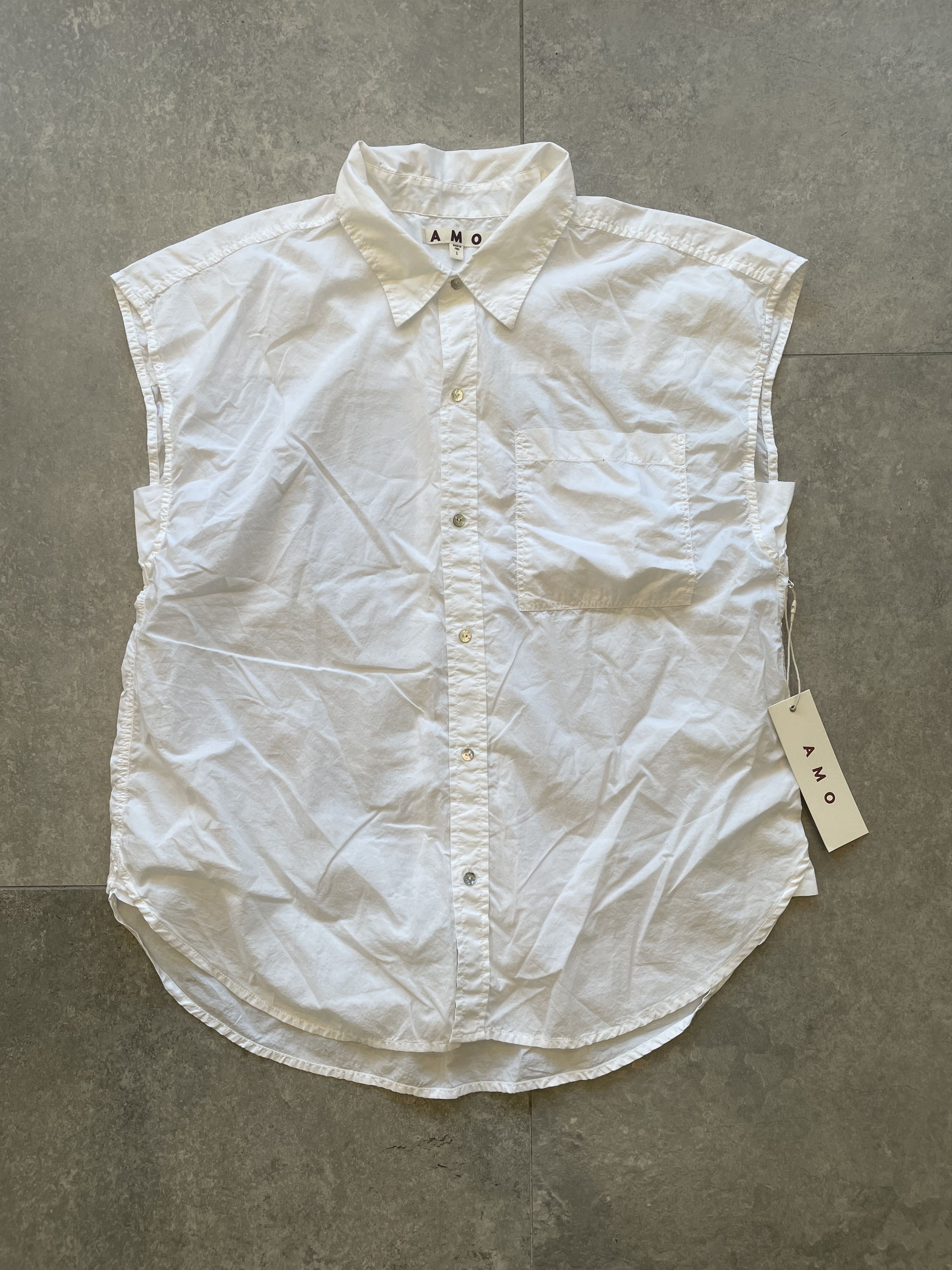 AMO Ruth Sleeveless Shirt Size L / US 10 / IT 46 - 1 Thumbnail