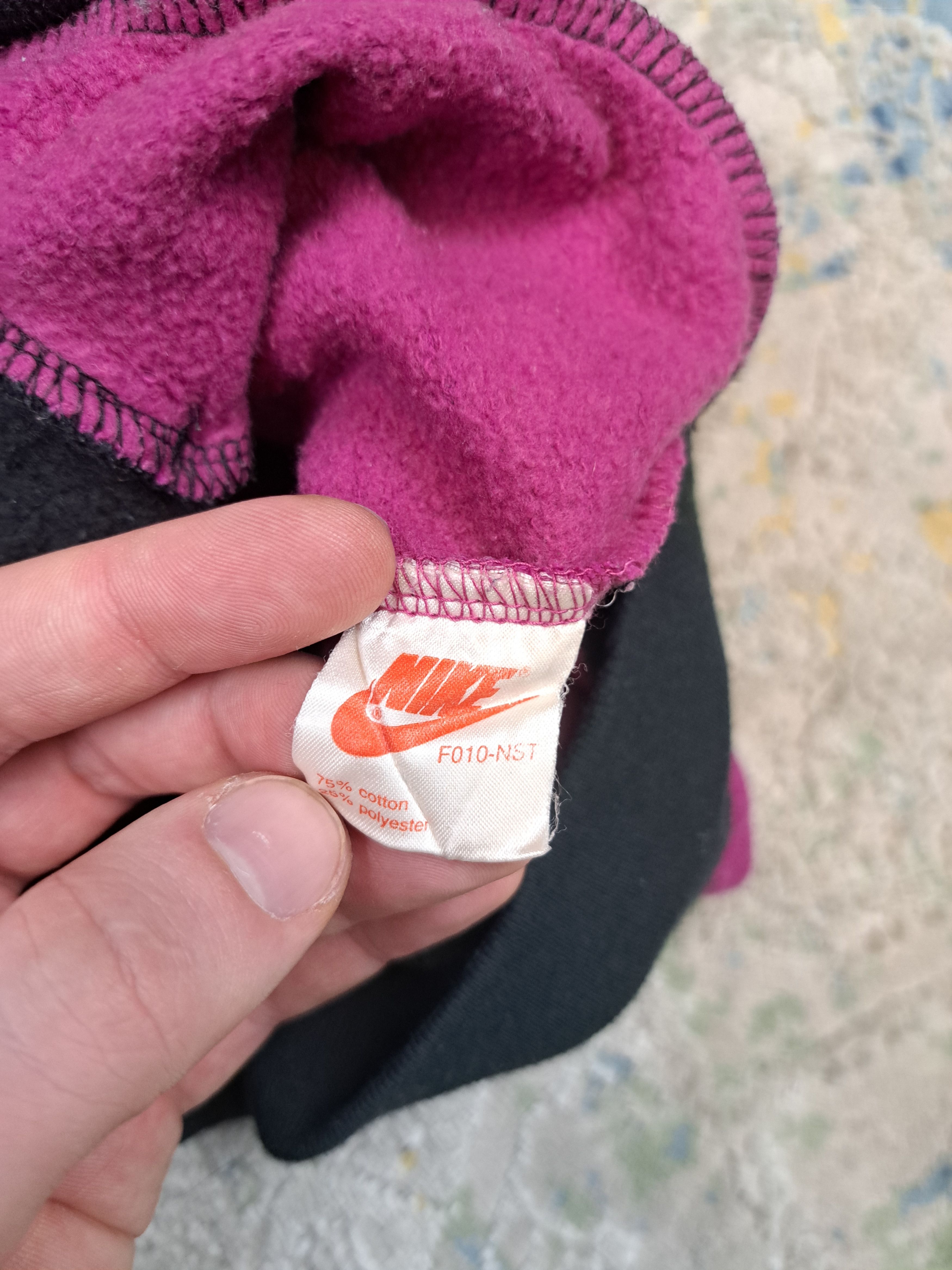 Nike Vintage 80s Nike Colour Block Boxy Sweatshirt Mini Swoosh Size US M / EU 48-50 / 2 - 7 Thumbnail