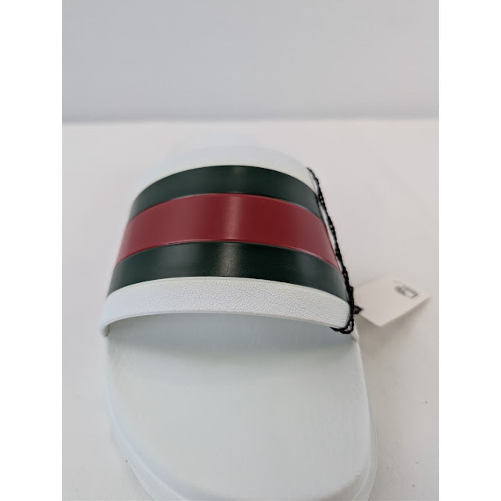 Gucci o1rshd1 13 Gucci-13.5 US / Web Slide Sandal in Great White Size US 14 / EU 47 - 16 Thumbnail