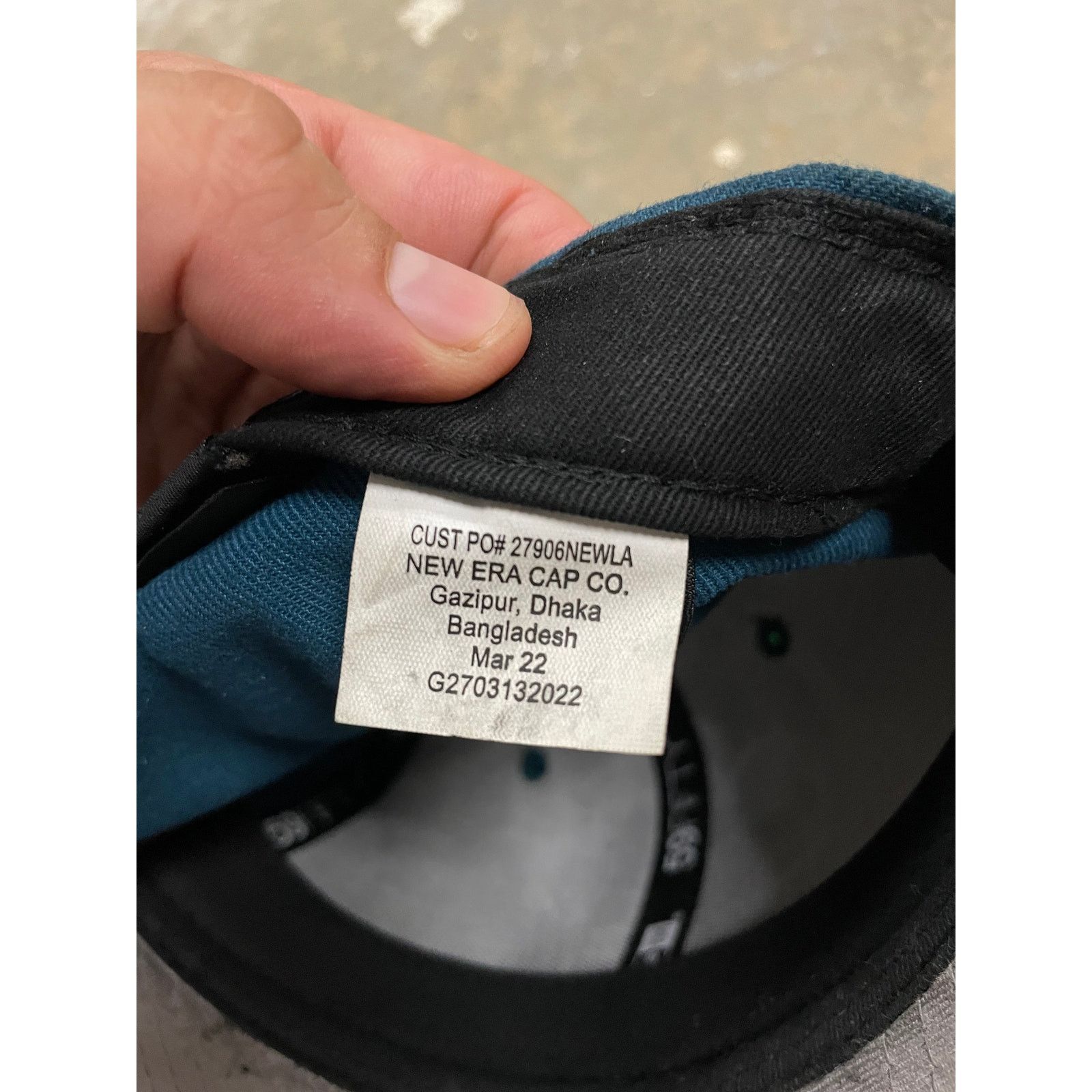 Supreme Supreme Fitted Navy Yellow Goat 7 1/2 Used Size ONE SIZE - 5 Thumbnail