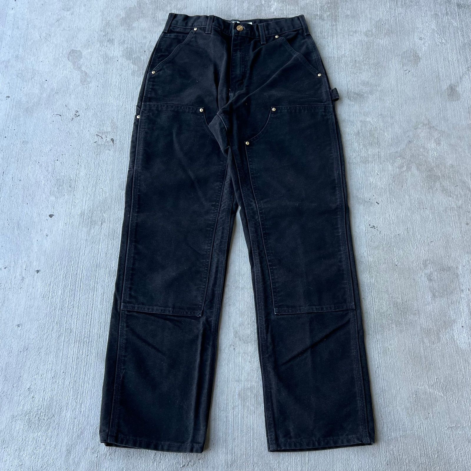 Carhartt × Vintage Carhartt black double knee work wear carpenter pants Size US 29 - 1 Thumbnail