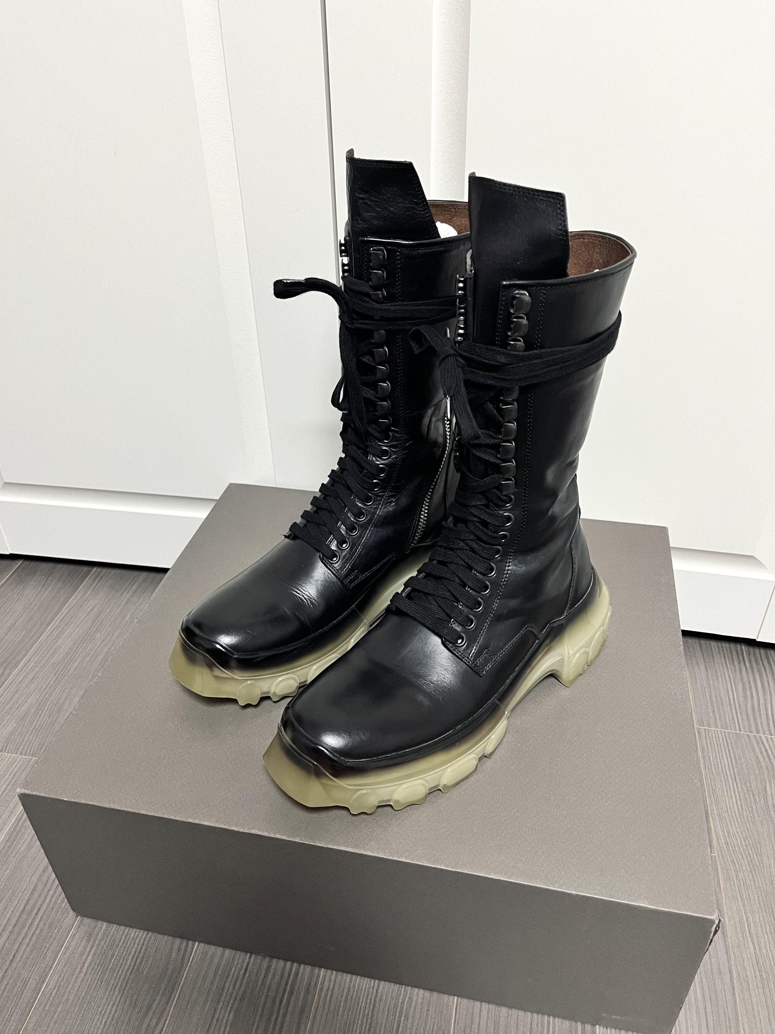 Rick Owens SISYPHUS OFF-THE-RUNWAY TRACTOR BOOTS Size US 6.5 / EU 39-40 - 3 Thumbnail