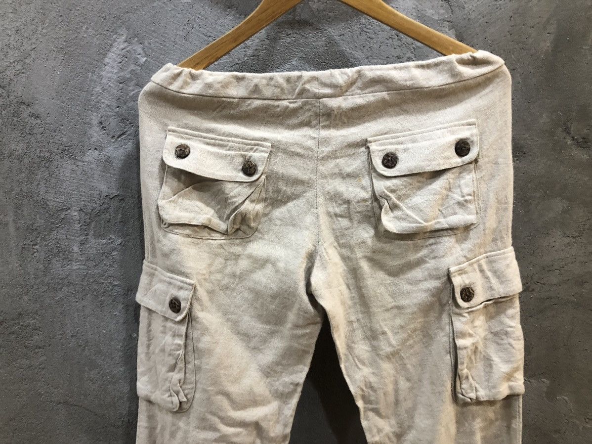 14th Addiction G.O.A Sack Cloth Flare Cargo Pant Size US 31 - 21 Thumbnail