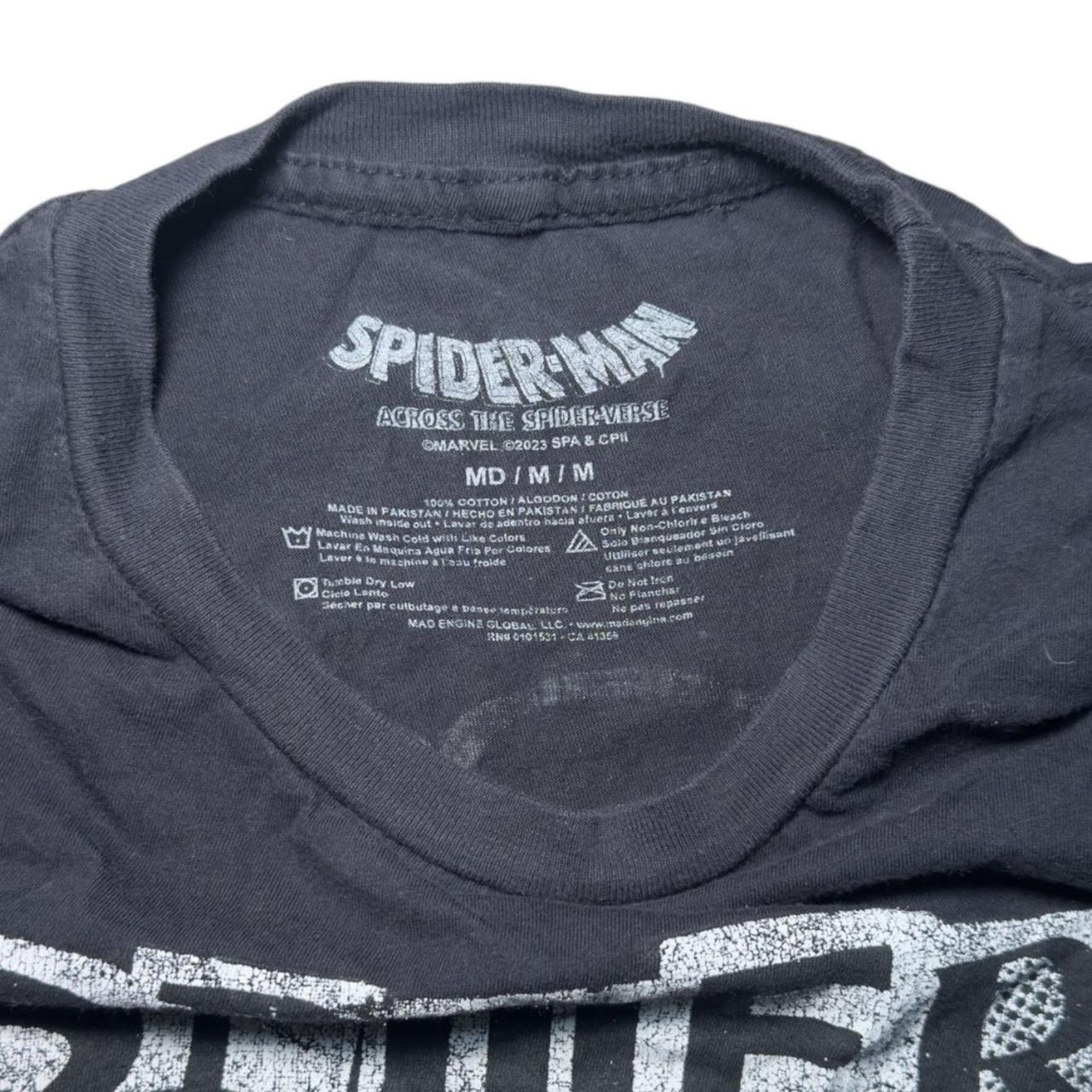 Marvel Comics Spider punk graphic tee black Size US M / EU 48-50 / 2 - 3 Thumbnail