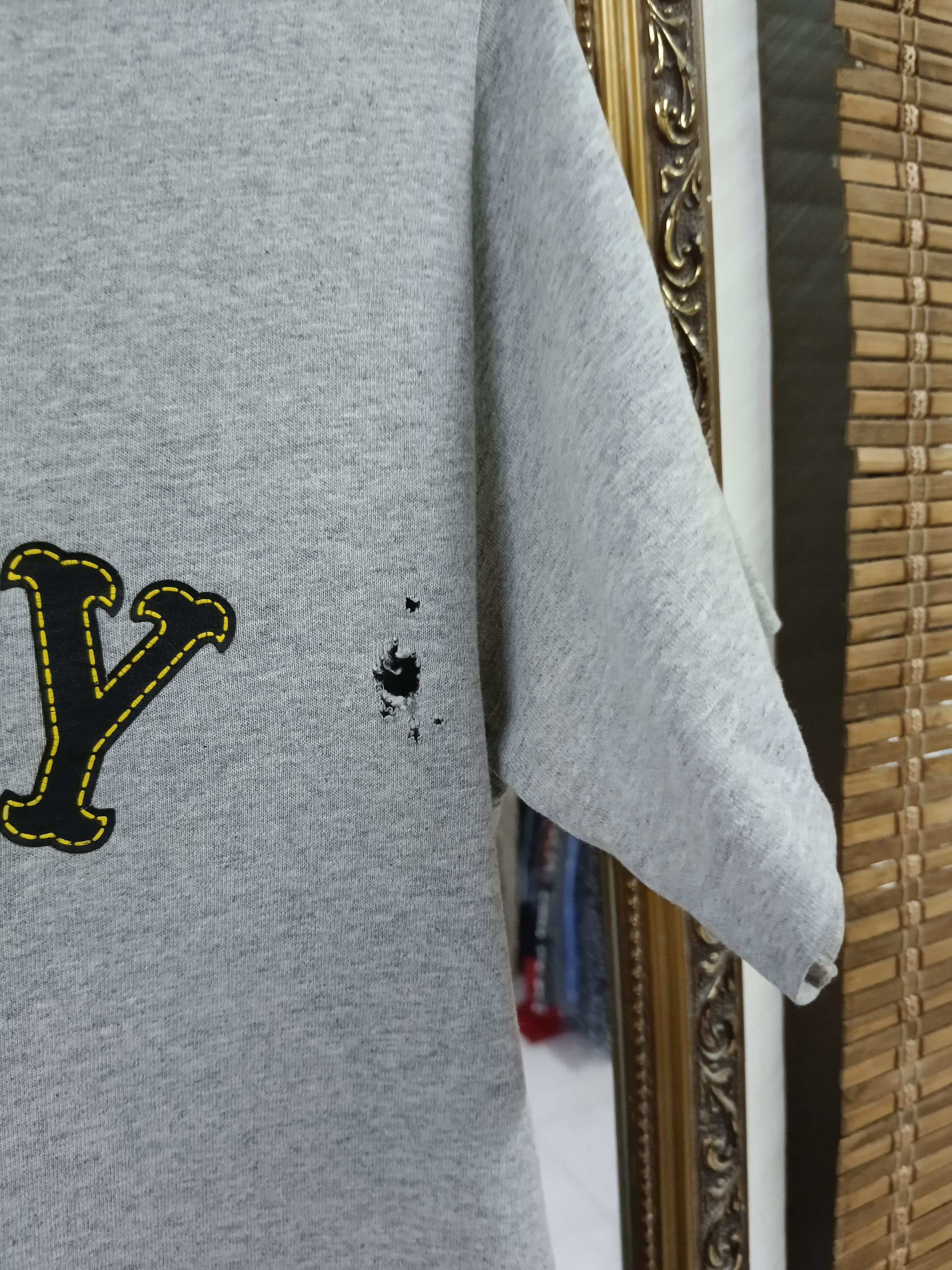 Stussy × Vintage DISTRESSED STUSSY SPELLOUT PACTHWORK Size US S / EU 44-46 / 1 - 3 Thumbnail