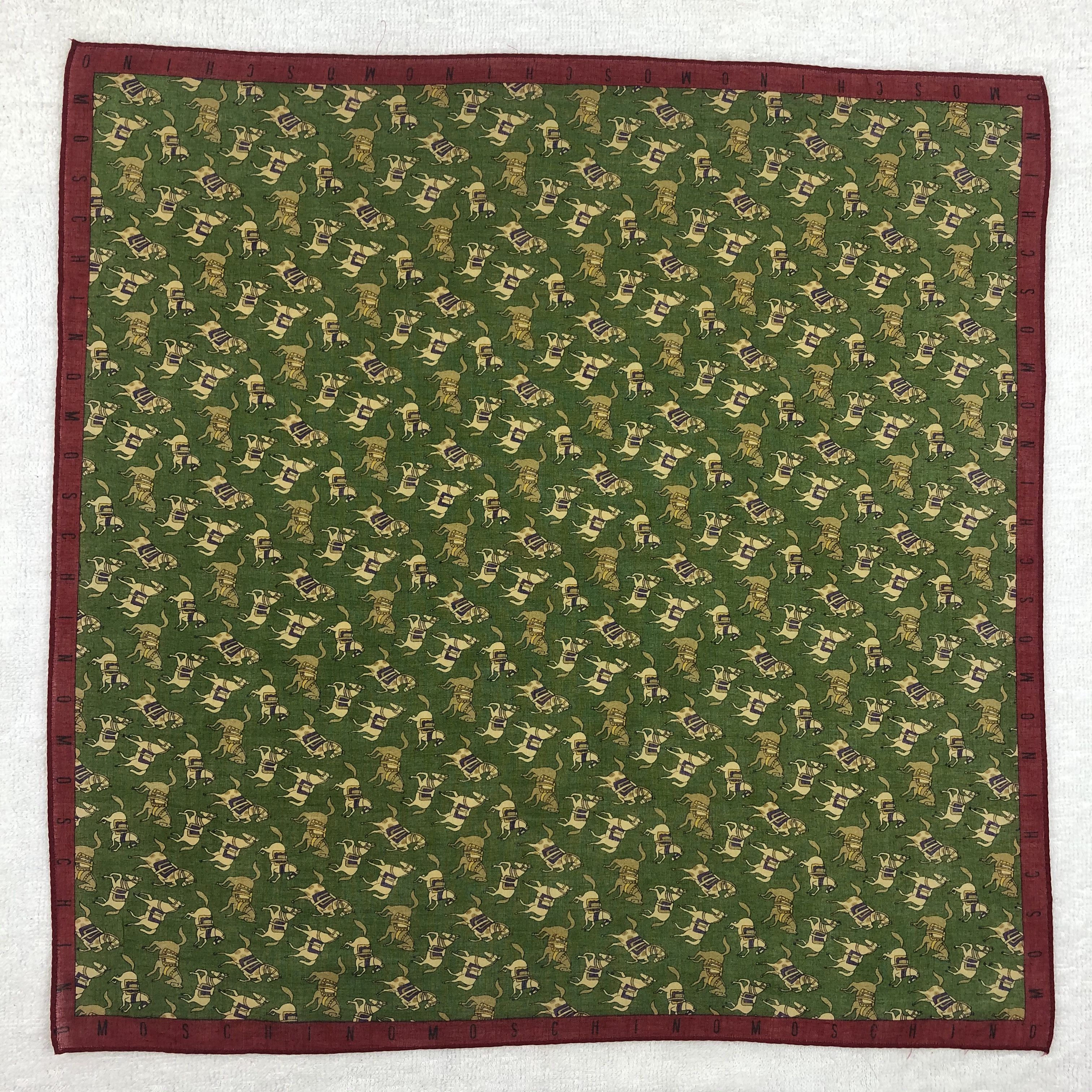Vintage Moschino Handkerchief / Bandana / Neckerchief Size ONE SIZE - 2 Thumbnail