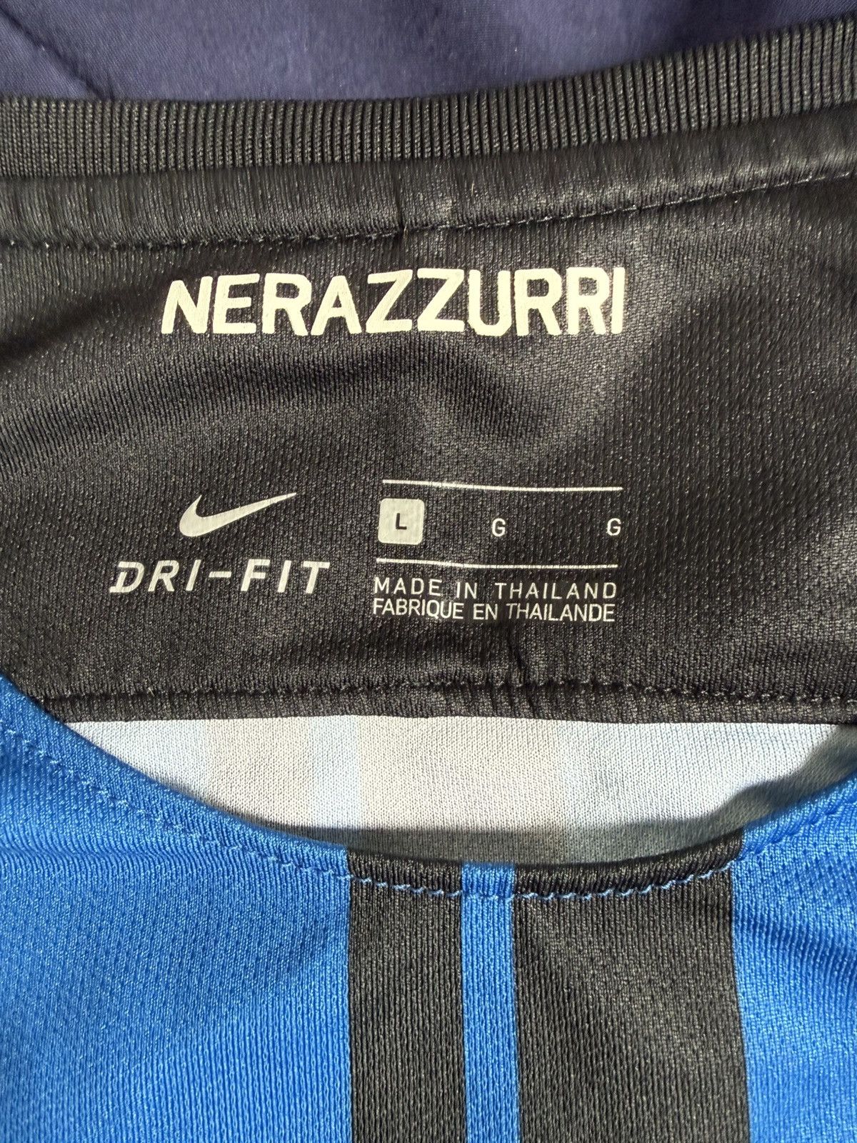 Nike Nike INTER MILAN home 2017 soccer Jersey L Nerazzurri Size US L / EU 52-54 / 3 - 4 Thumbnail