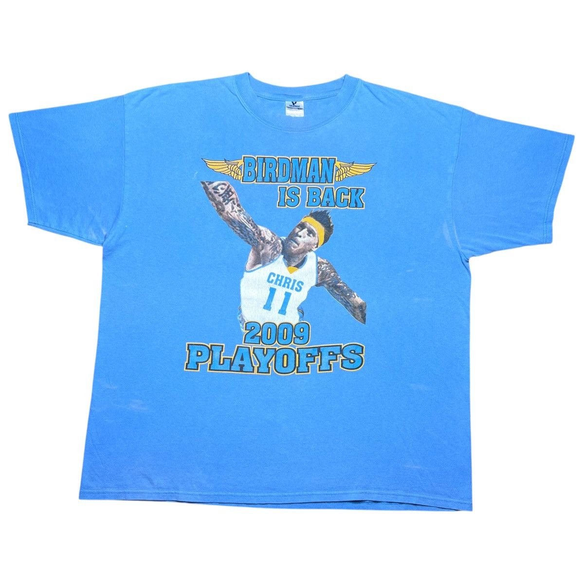 NBA Vintage 2009 NBA Denver Nuggets Playoffs Birdman Is Back Tee Size US XXL / EU 58 / 5 - 1 Thumbnail