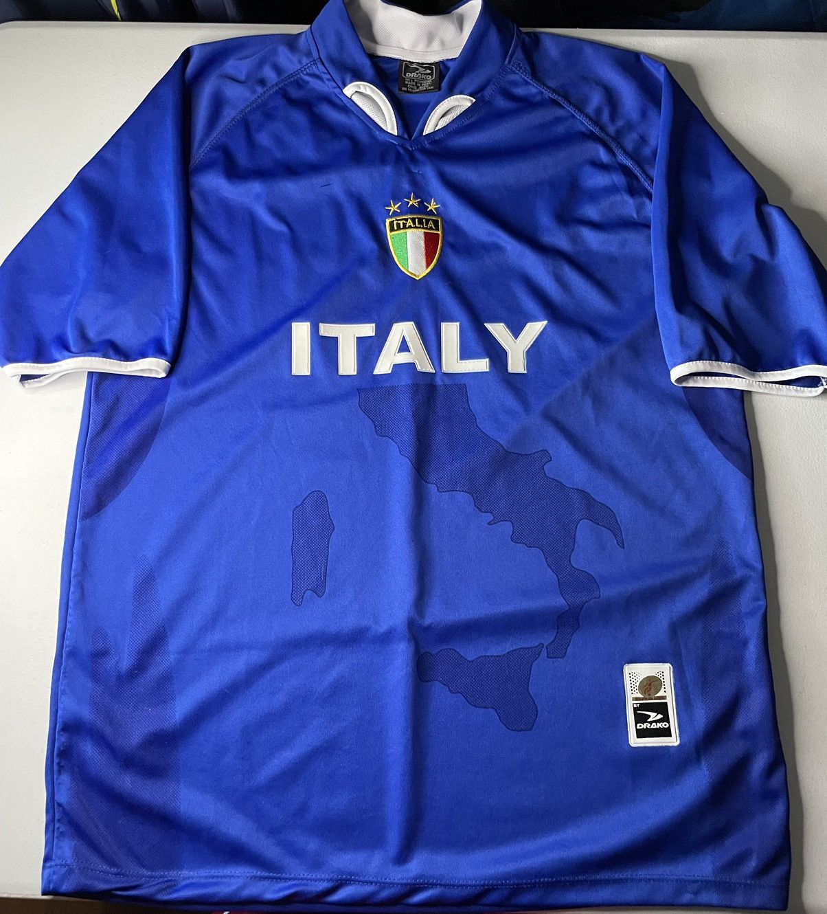 Other Vintage Italy embroidered soccer jersey Size US XL / EU 56 / 4 - 1 Thumbnail