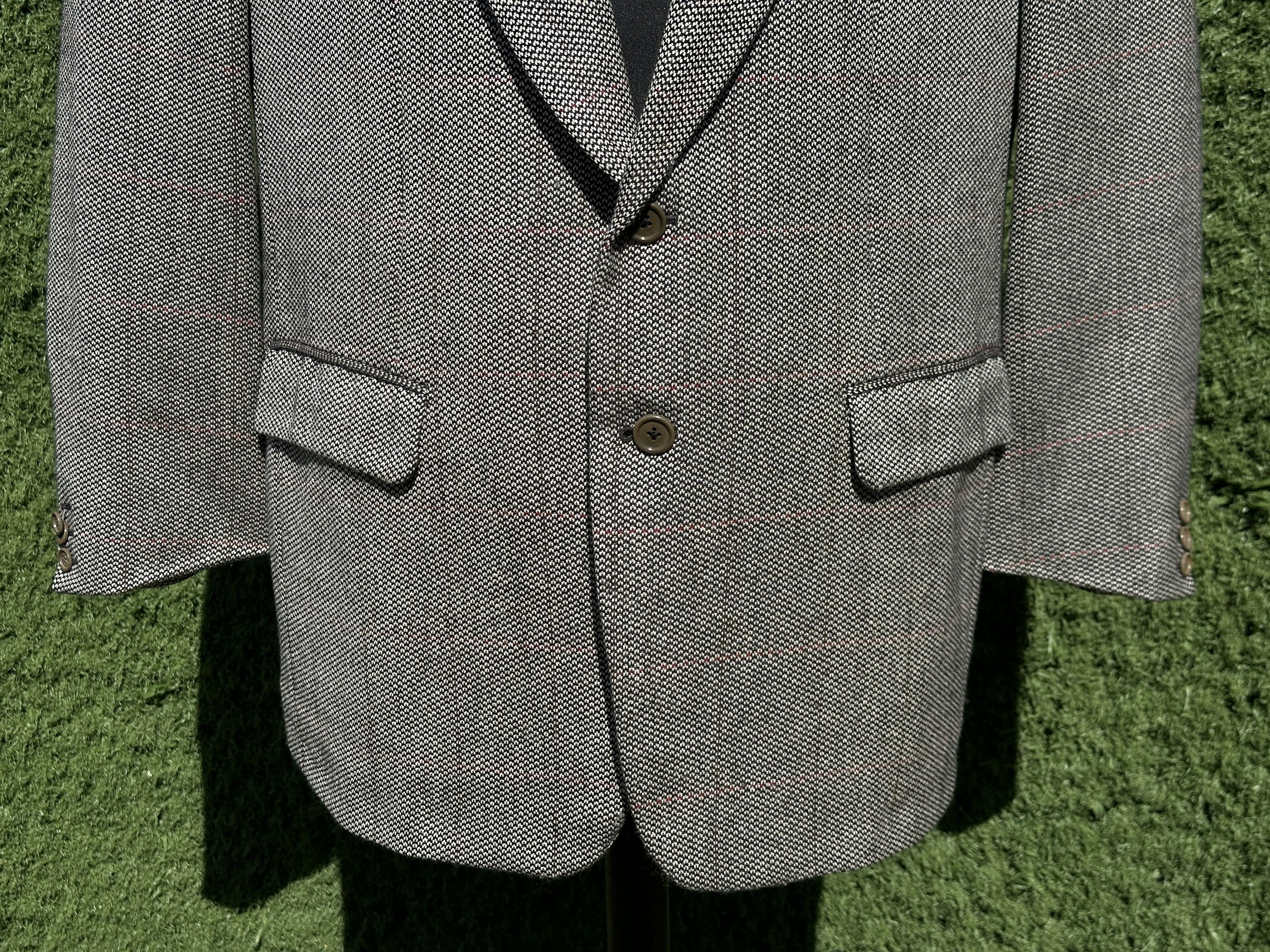 Burberry Burberrys Wool Cashmere Houndstooth Blazer Size 56 R Size 54R - 7 Thumbnail