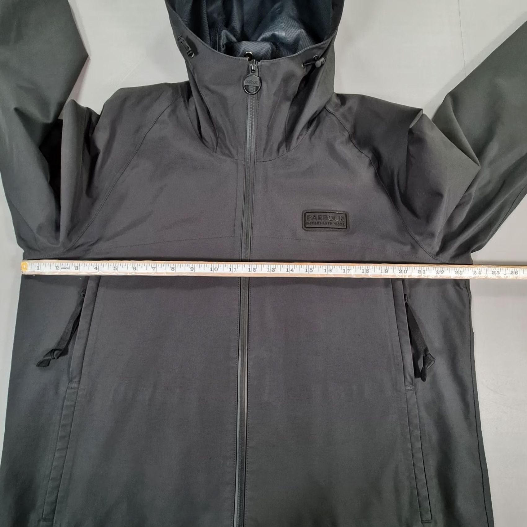 Barbour Barbour International Mens Jacket Black Medium Berkley Waterproof Hooded Jacket Size US M / EU 48-50 / 2 - 7 Thumbnail