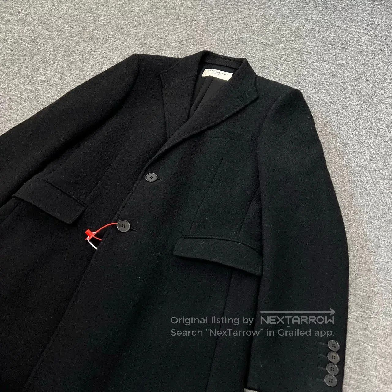 Saint Laurent Paris Saint Laurent Chesterfield Wool Coat. Size US M / EU 48-50 / 2 - 6 Thumbnail