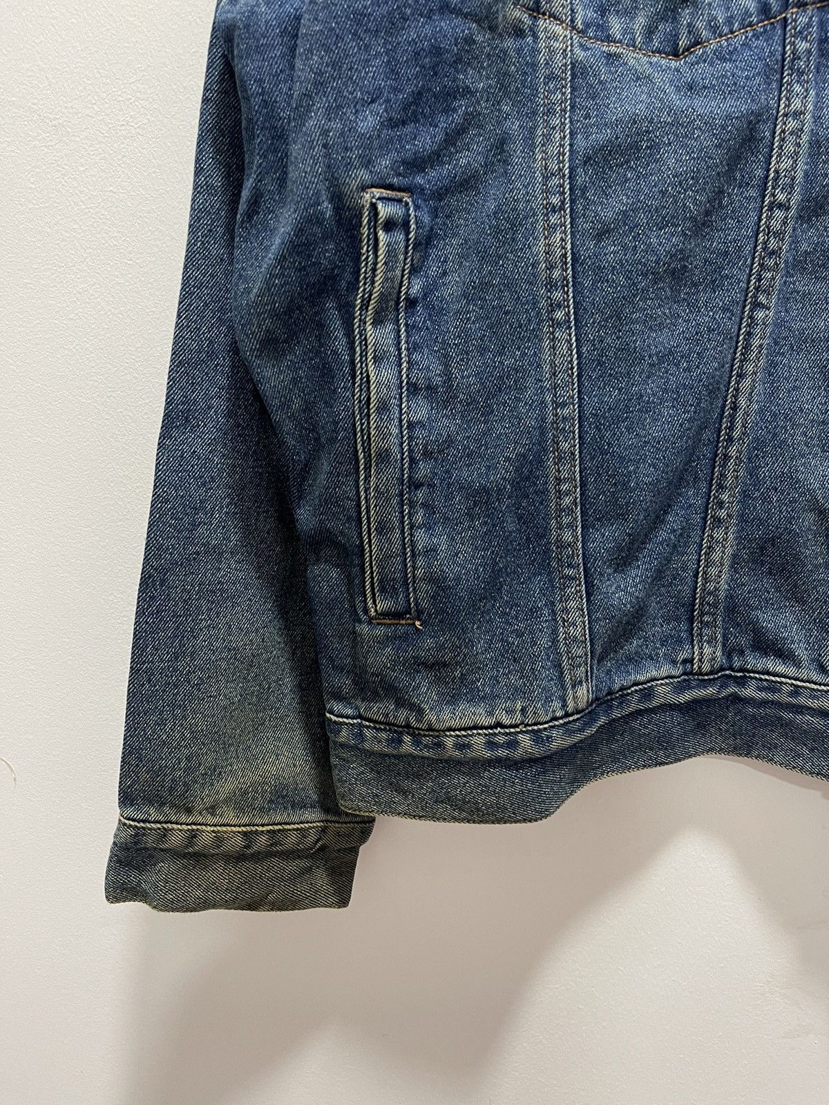 Converse × Vintage VINTAGE CONVERSE TRUCKER DISTRESSED DENIM JACKET Size US XL / EU 56 / 4 - 4 Thumbnail