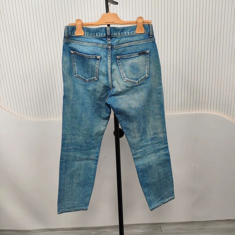Yves Saint Laurent Yves Saint Laurent YSL Blue Denim Jeans Size 30-2506 Size US 30 / EU 46 - 2 Thumbnail