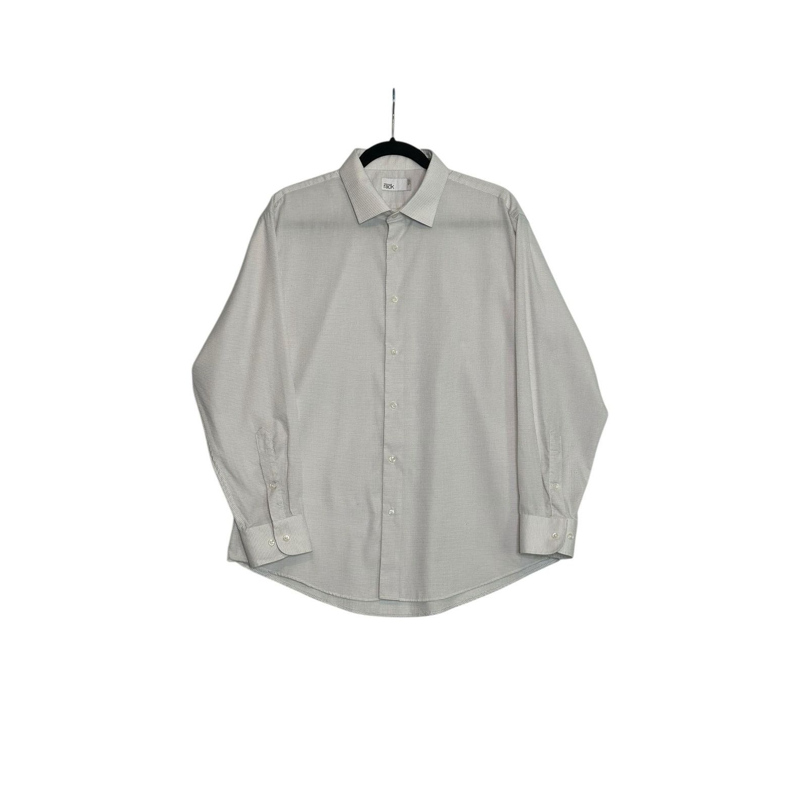 Nordstrom Nordstrom Rack off white woven long sleeves shirt size XL Size US XL / EU 56 / 4 - 6 Thumbnail