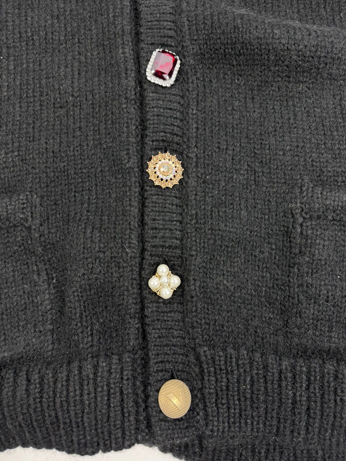 Vetements OVERSIZED EMBELLISHED ALPACA-BLEND CARDIGAN Size US XXL / EU 58 / 5 - 4 Thumbnail